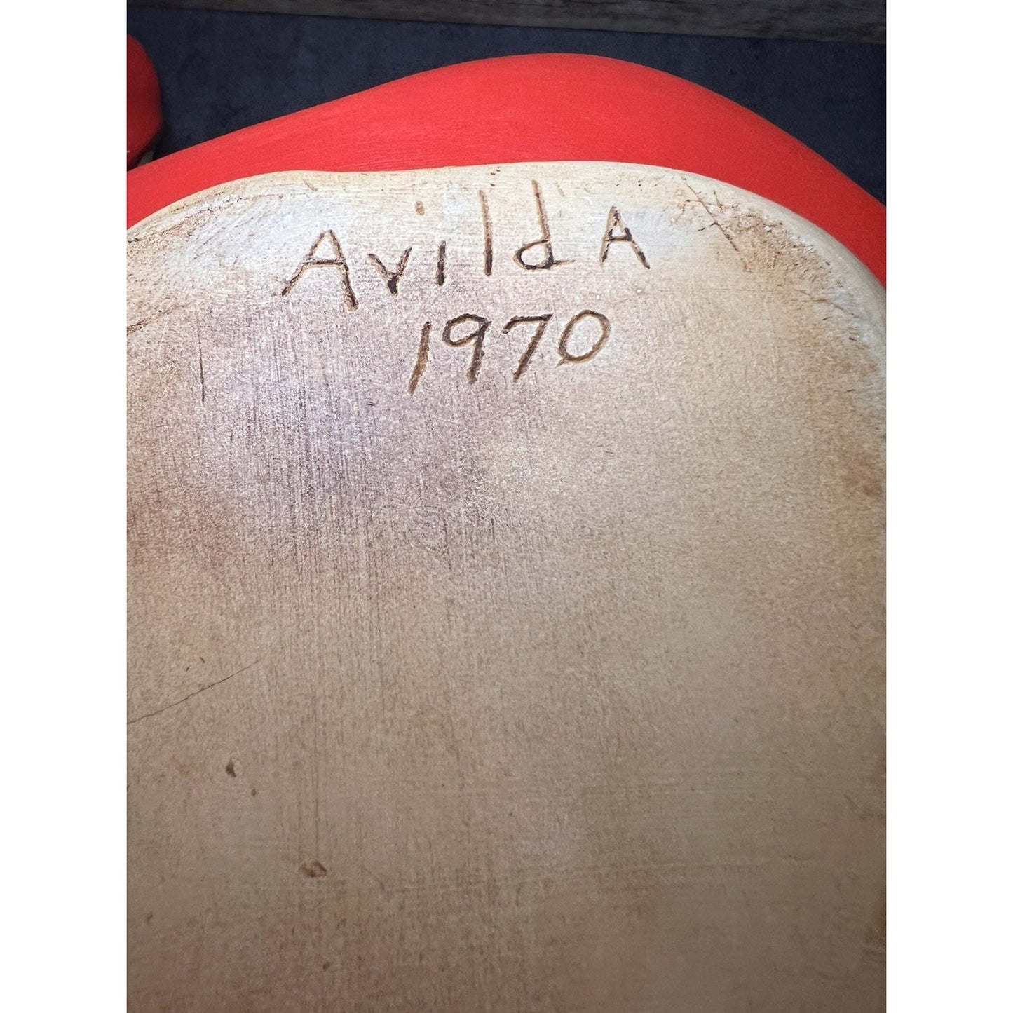 1970 Vtg Little Red Riding Hood Cookie Jar Hand Painted Ceramic Grannycore