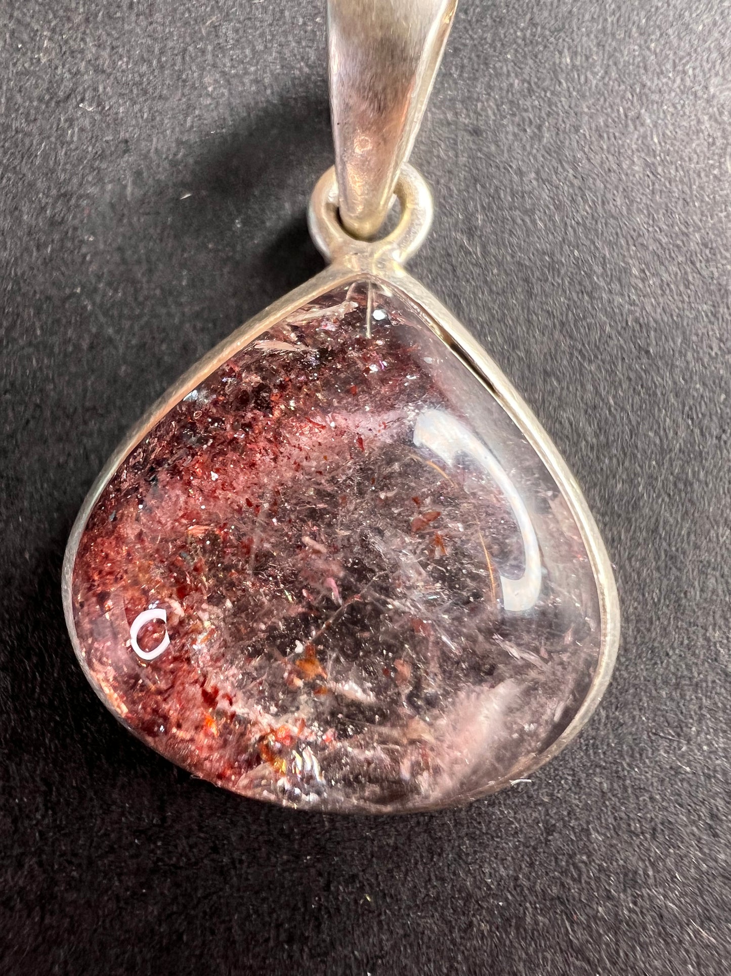 NEW Lepidocrocite super 7 sterling silver pendant 5.16 grams