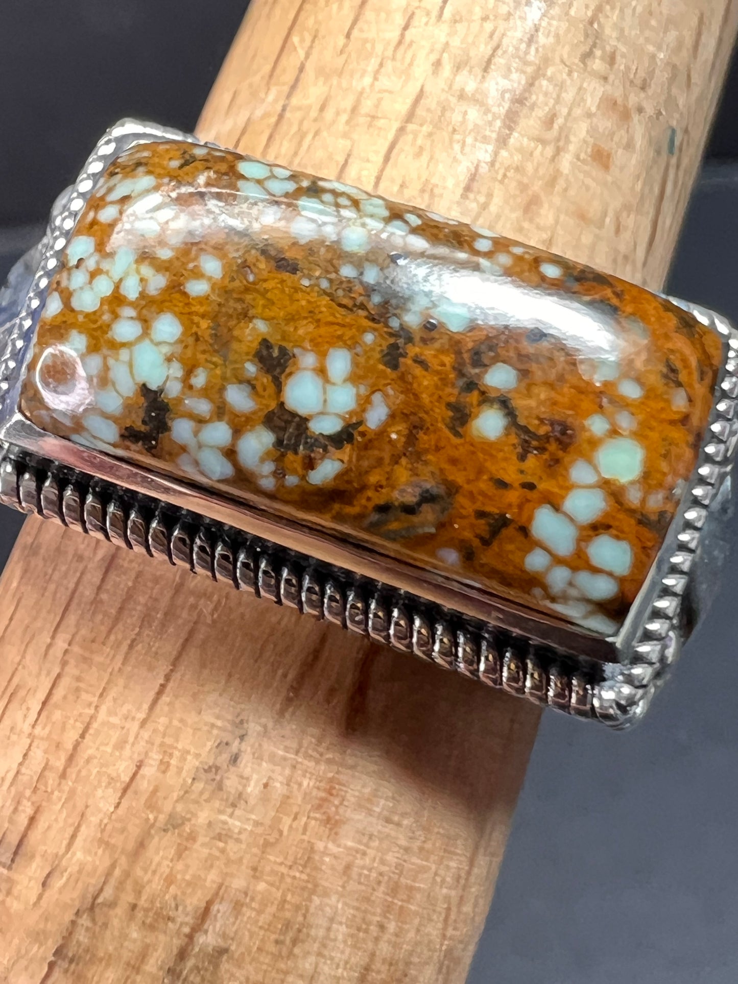 NEW Blue Horizon turquoise sterling silver ring size 7