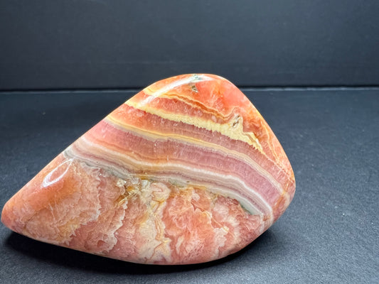 Argentinian polished rhodochrosite stone 62.26 grams