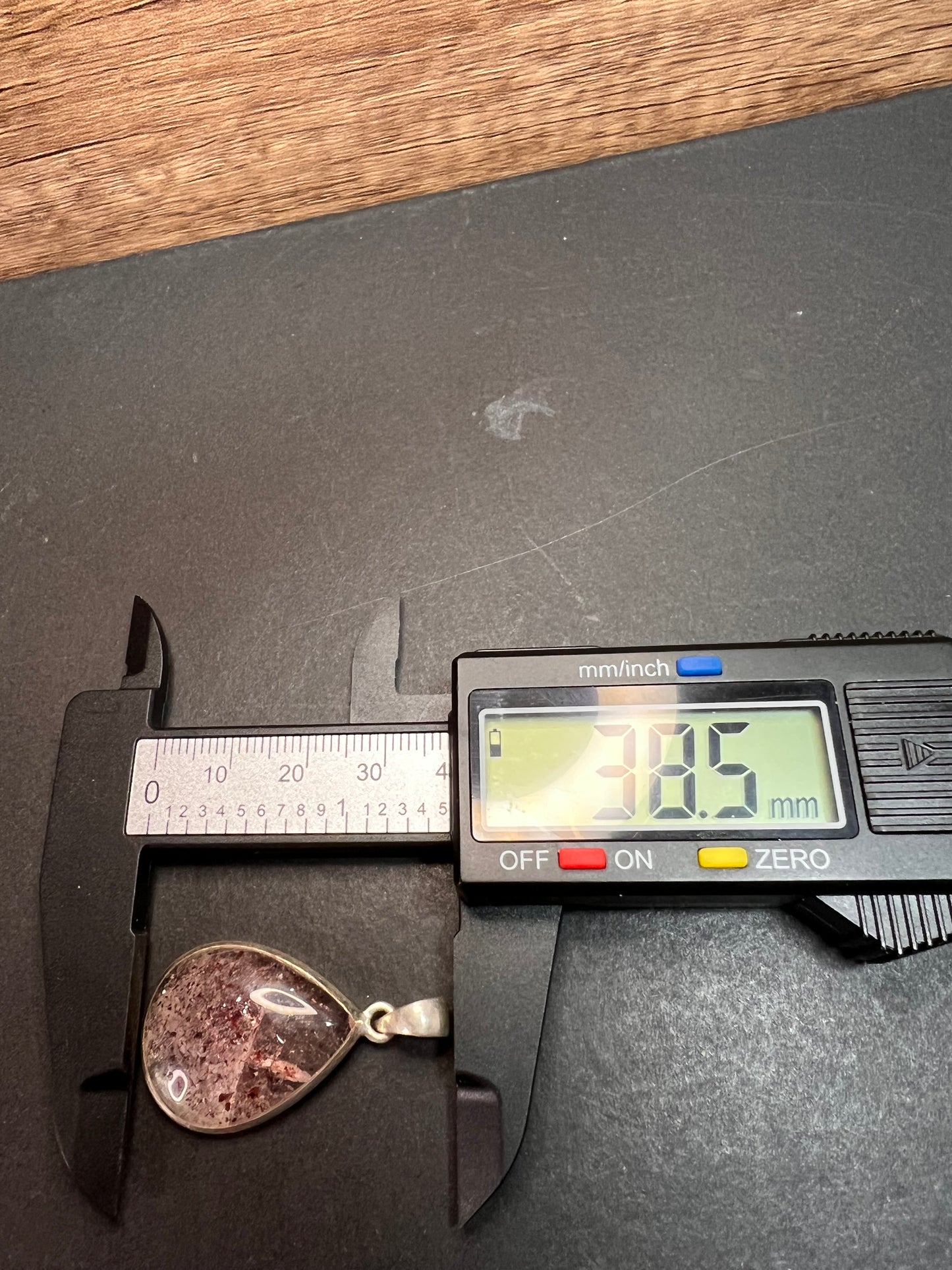 NEW Lepidocrocite super 7 teardrop pendant 6.30 grams