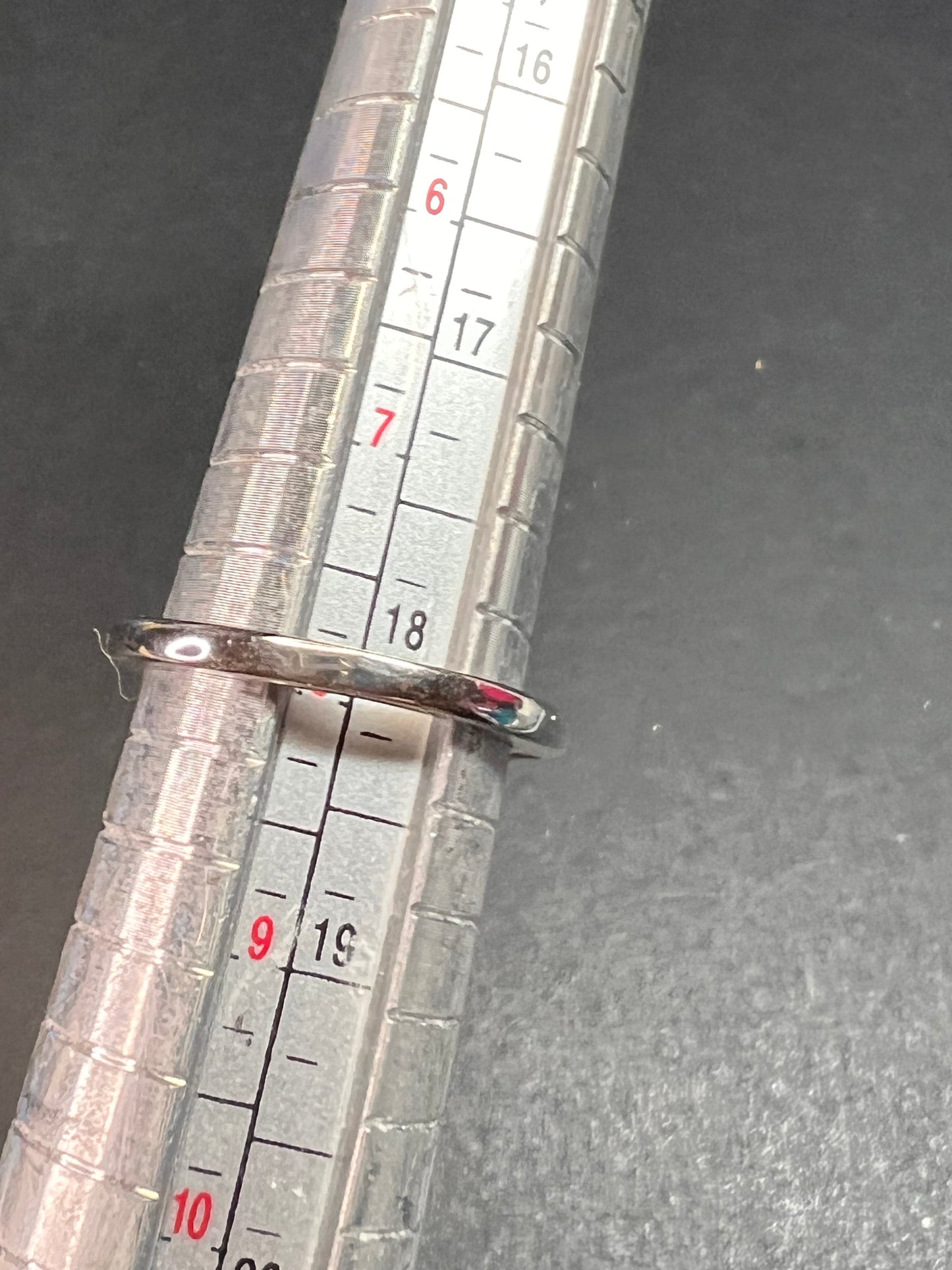 NEW grandidierite and zircon crown ring in rhodium over sterling silver size 8