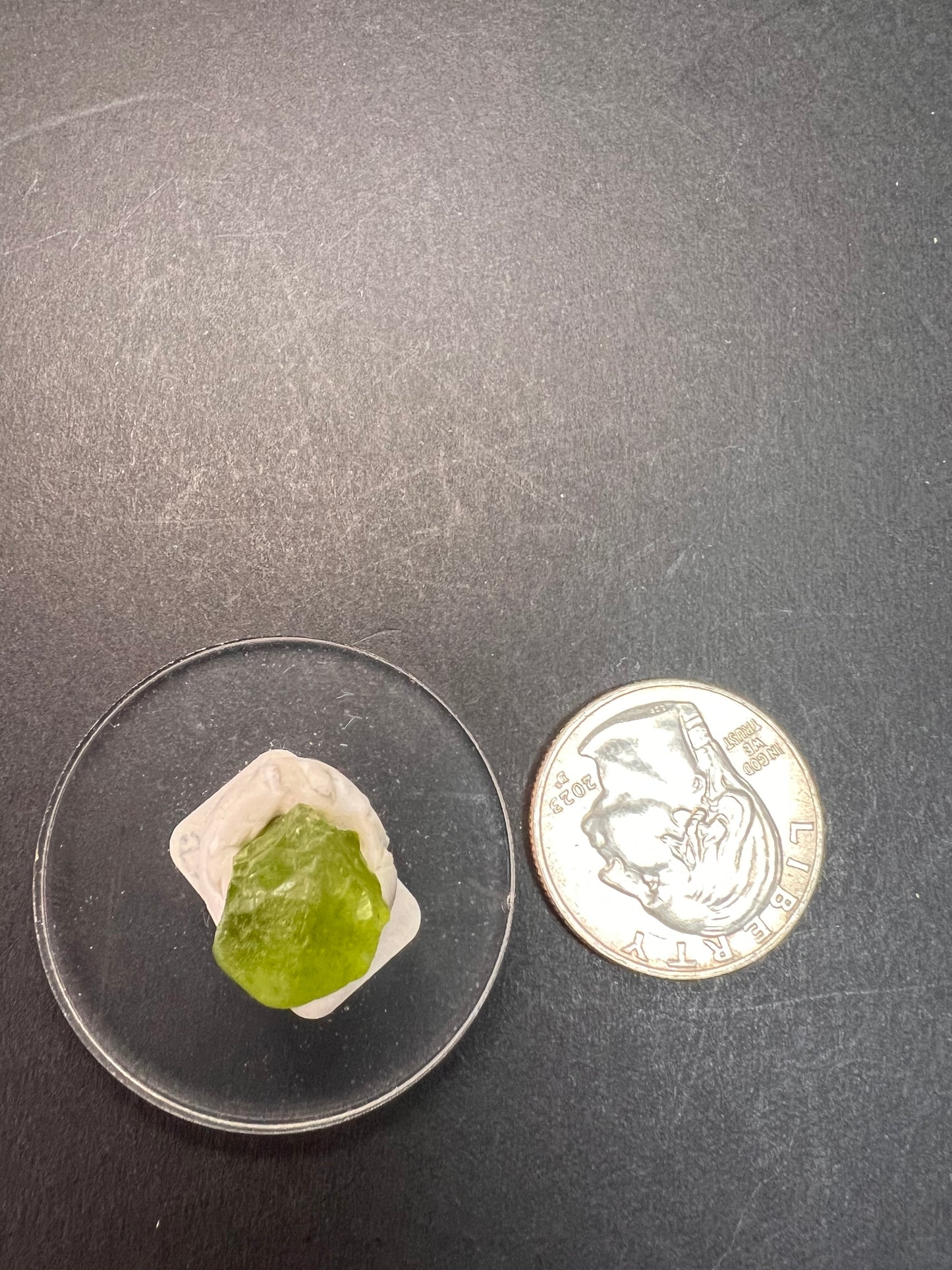 Peridot rough specimen from Pakistan