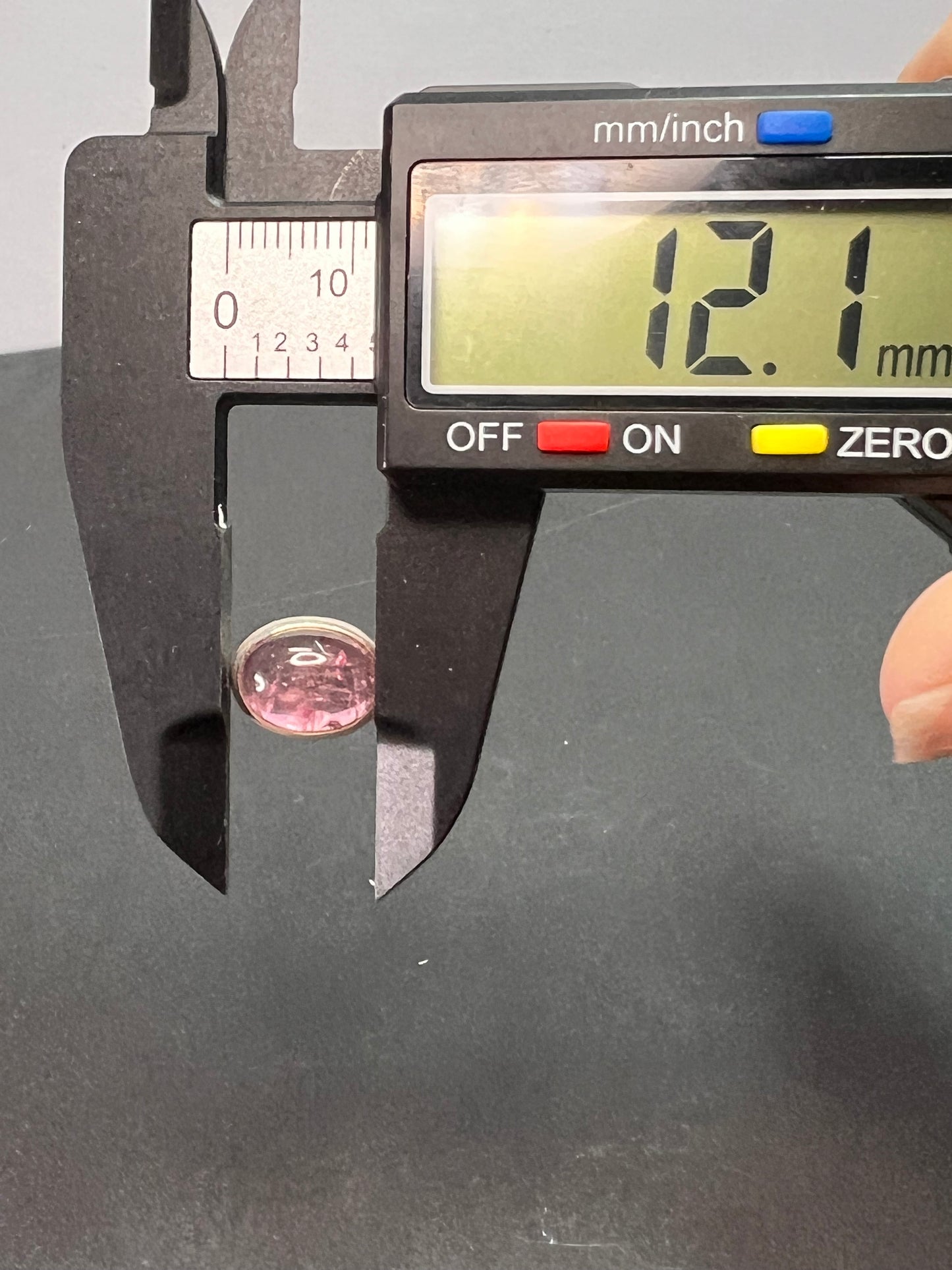 NEW Pink Rubellite tourmaline sterling silver pendant 1.87 grams