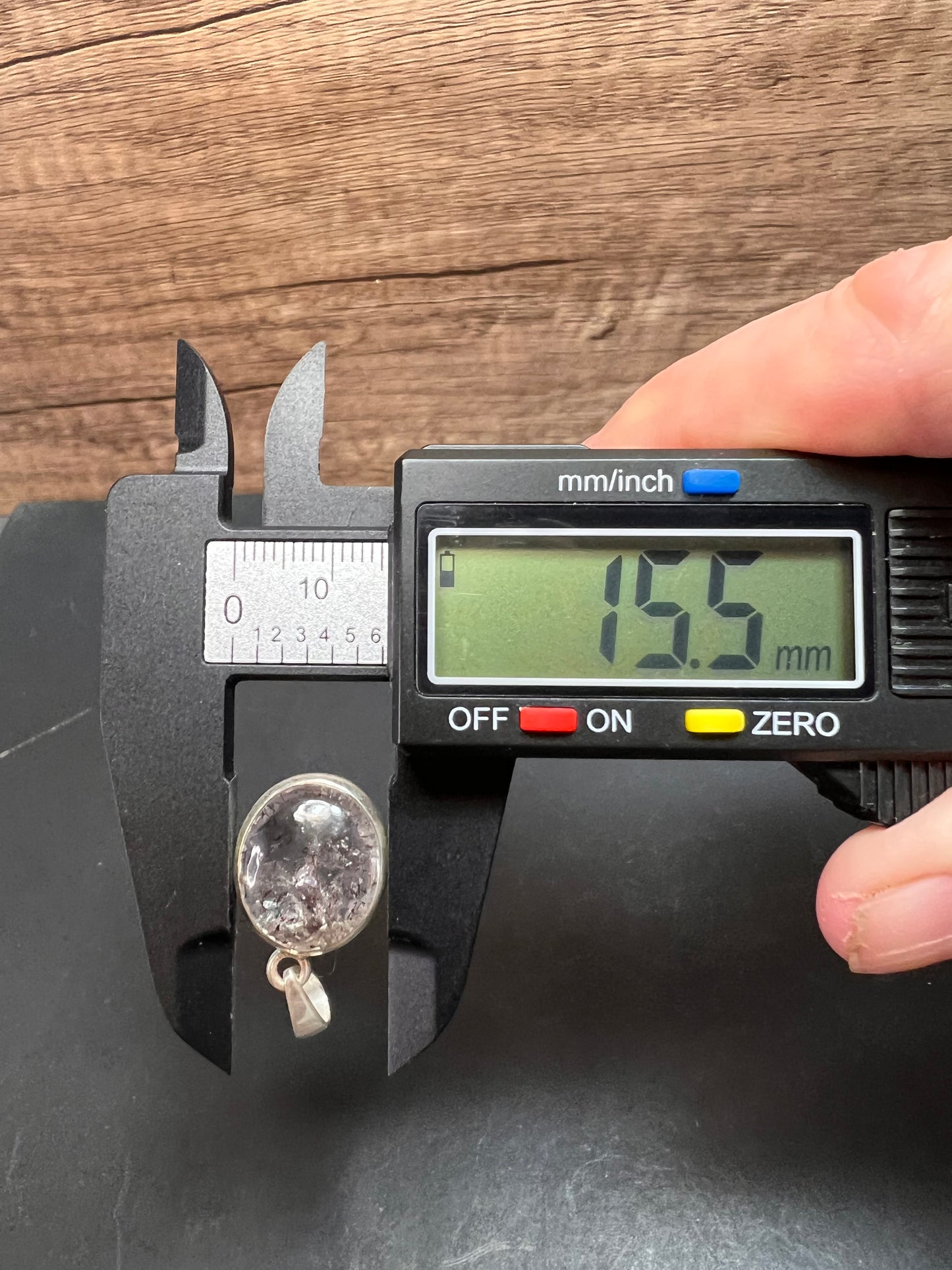 NEW Lepidocrocite super 7 sterling silver pendant 3.97 grams