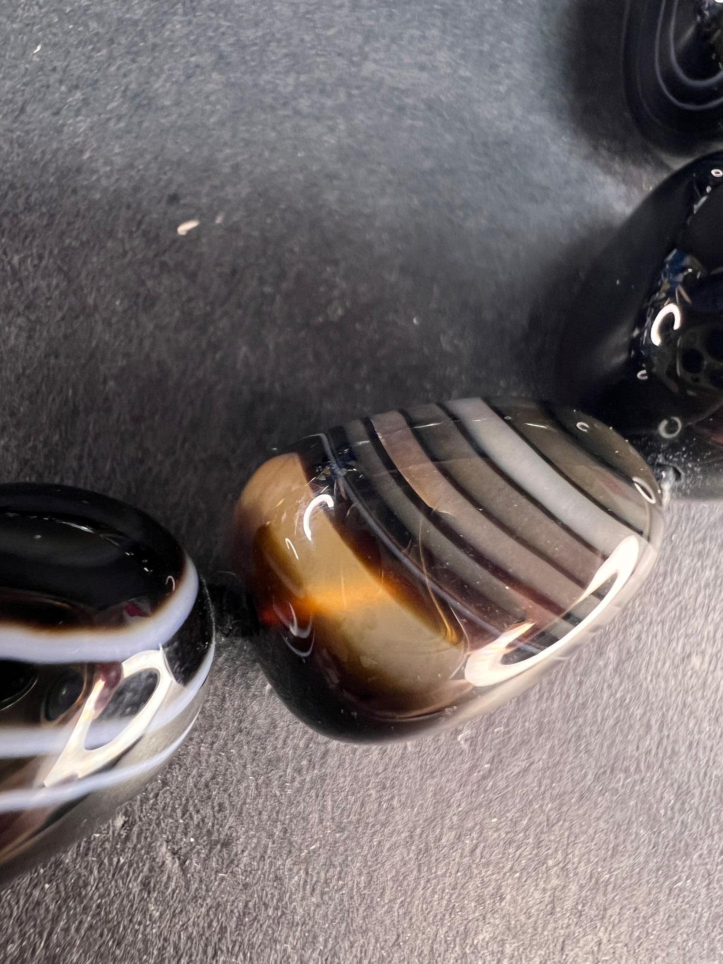 NEW Botswana agate 18 inch necklace with sterling silver clasp