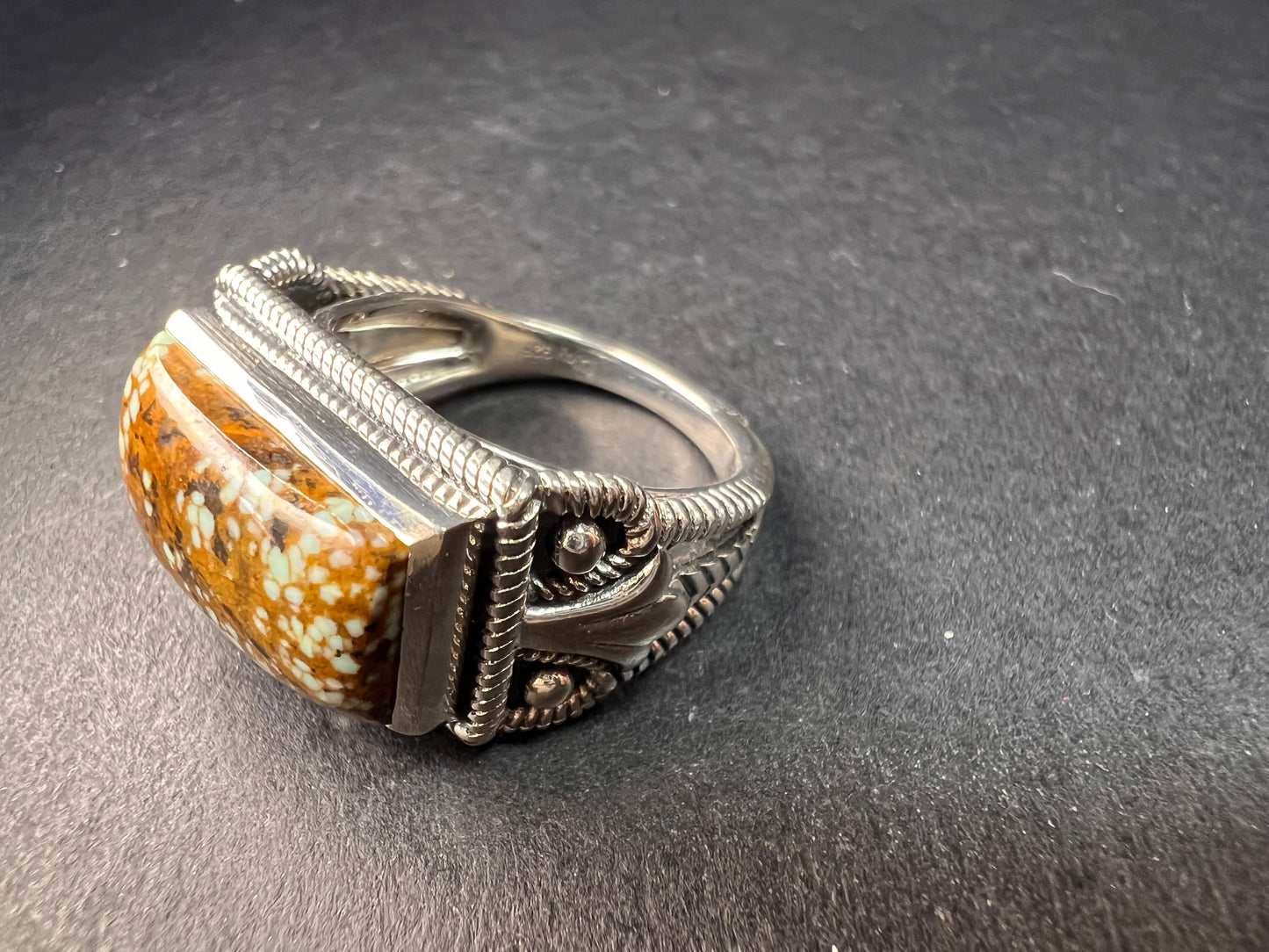 NEW Blue Horizon turquoise sterling silver ring size 7