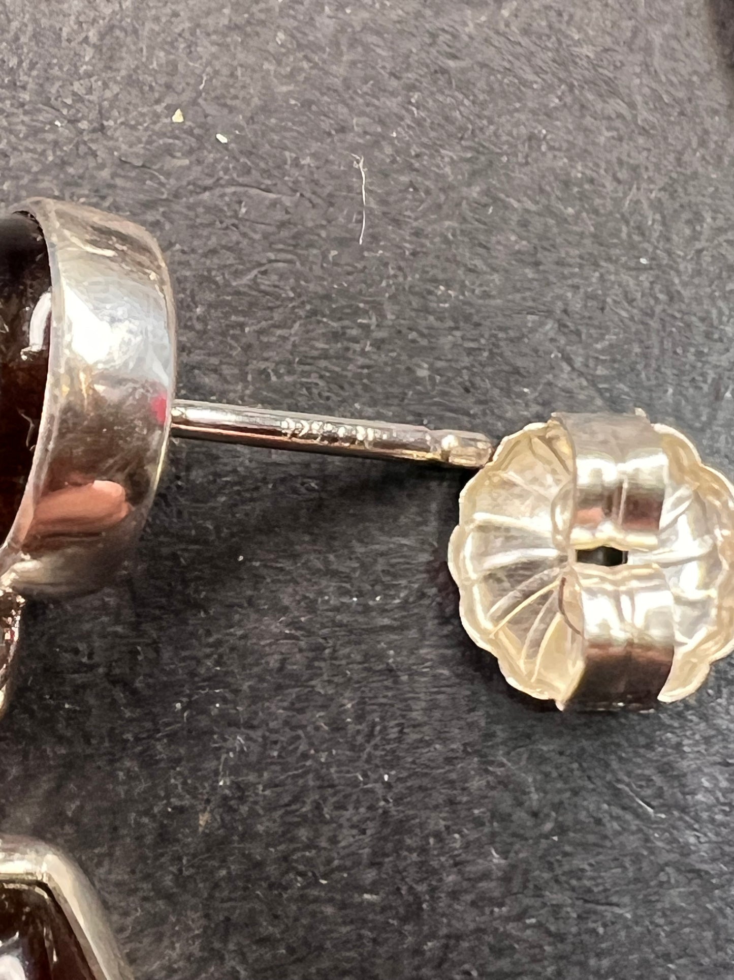 NEW Jay King Cognac Amber Sterling silver earrings