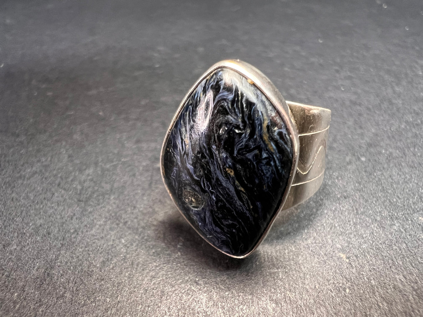 Jay King pietersite sterling silver ring size 6
