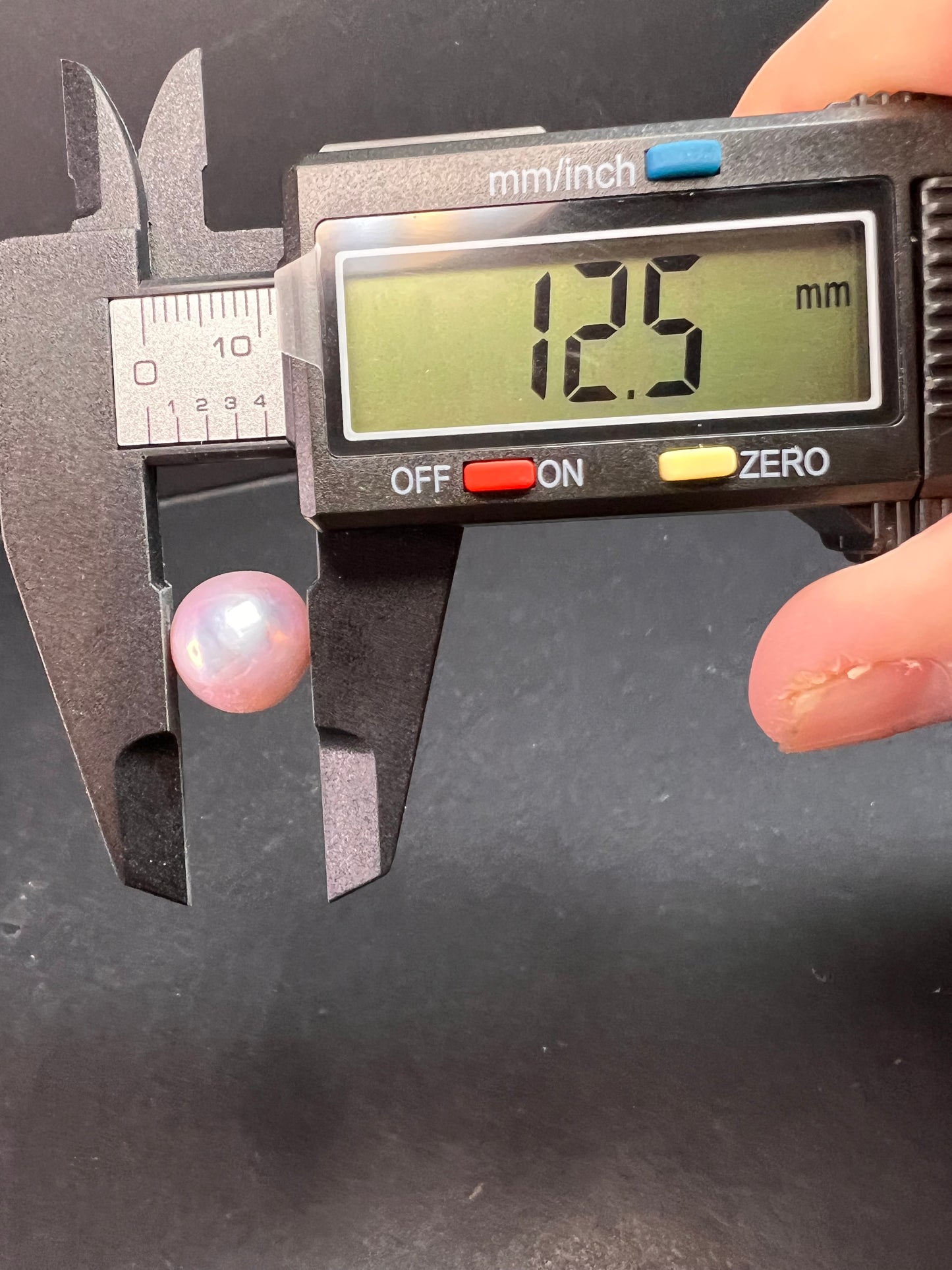 14k rose gold mauve pink baroque pearl pendant