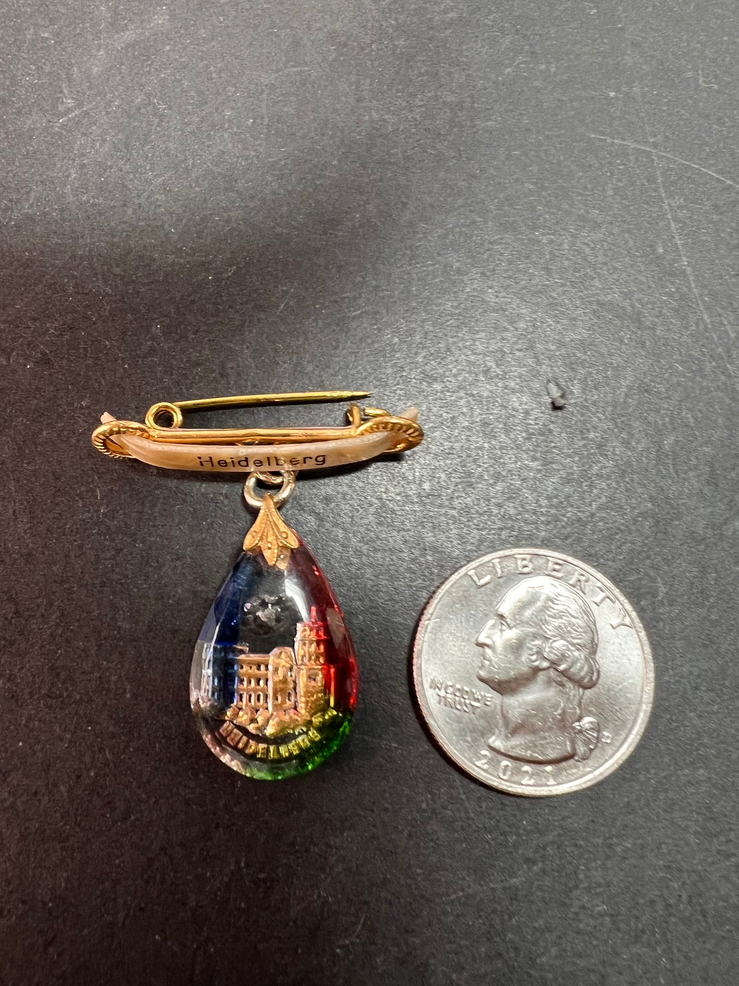 Vintage Heidelberg souvenir brooch pin