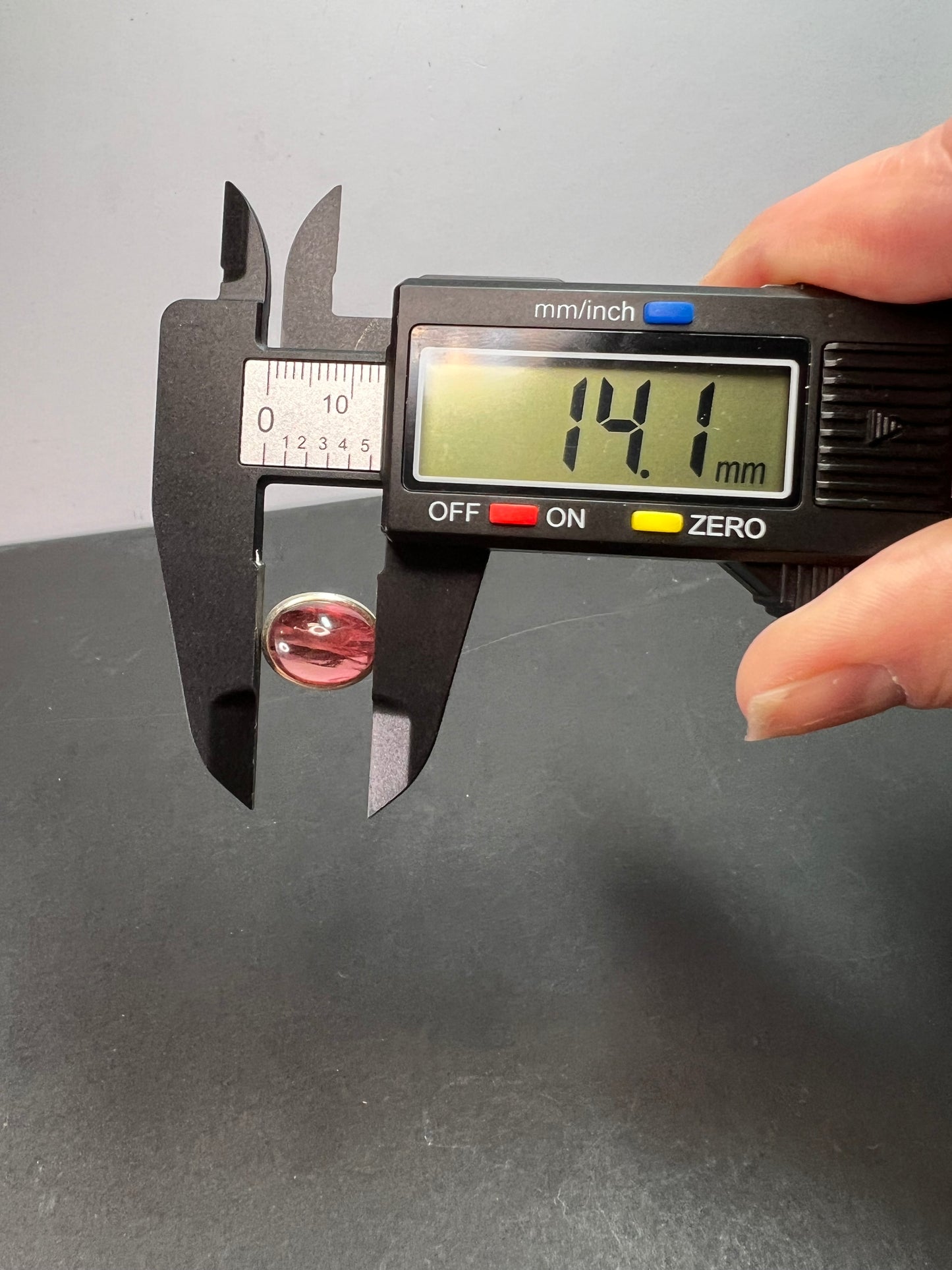 NEW Pink tourmaline Rubellite sterling silver pendant 3.03 grams