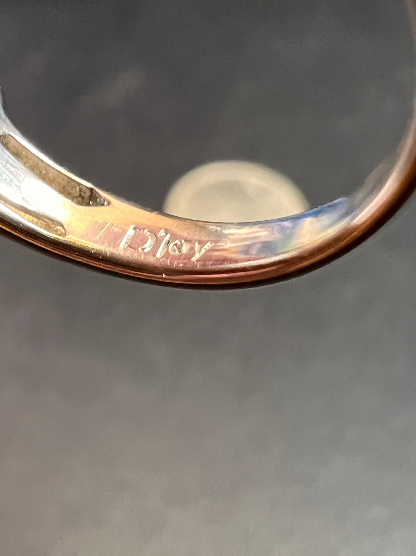 NEW multi sapphire and moissanite art deco style ring in rhodium over sterling silver size 5