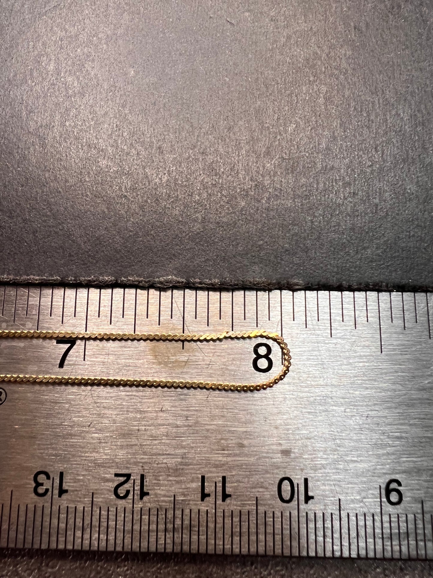 14k yellow gold 16 inch chain