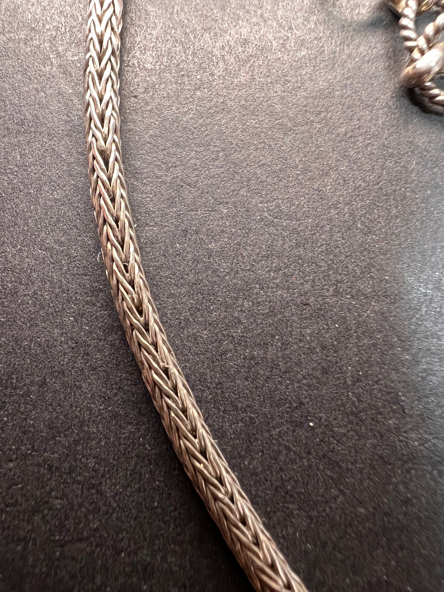 Sarda Bali sterling silver tulang naga extender 24 inch necklace