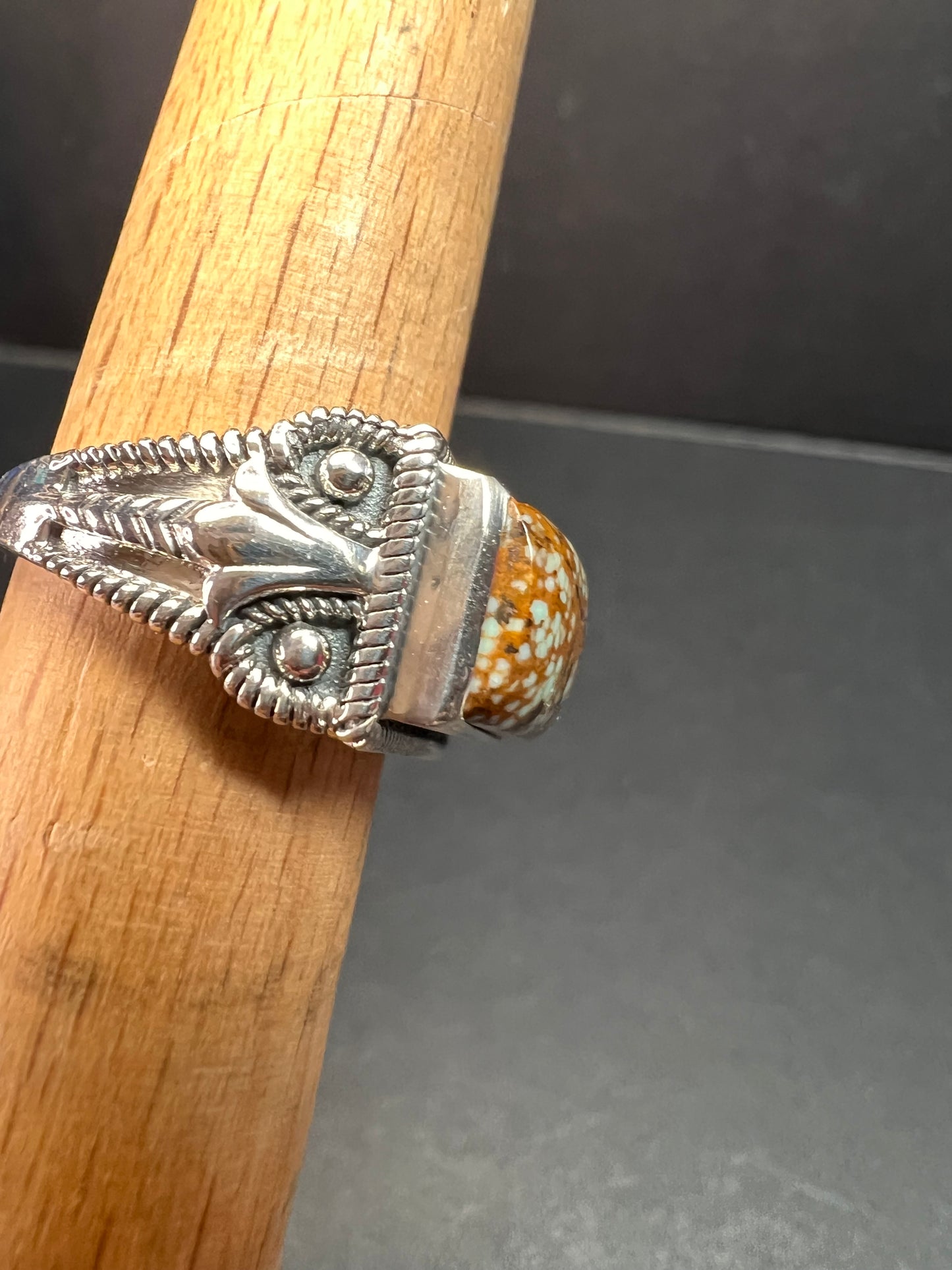 NEW Blue Horizon turquoise sterling silver ring size 7