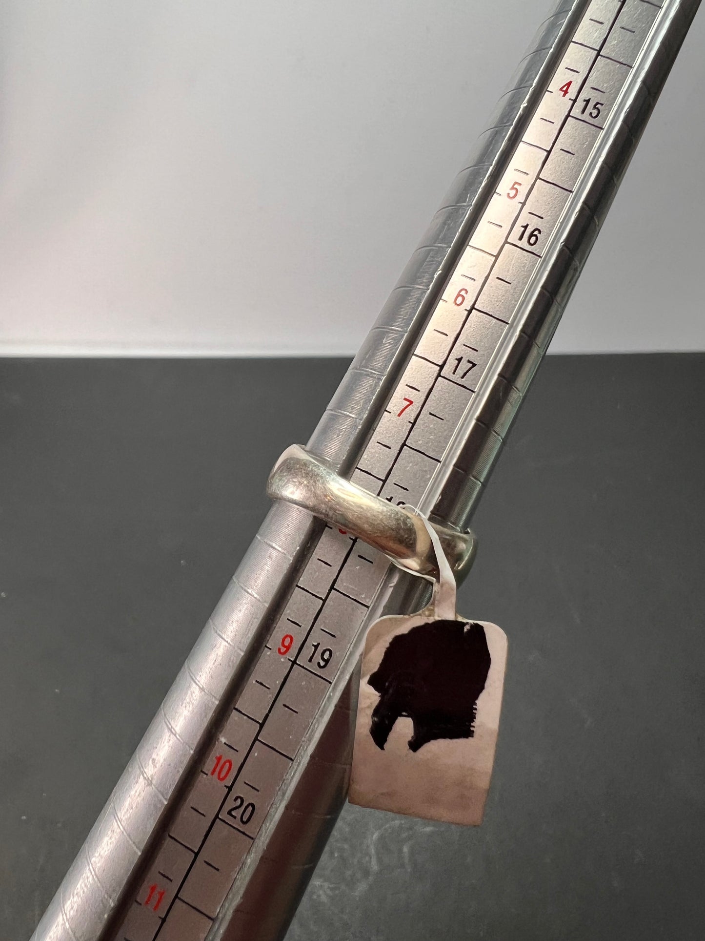 NEW size 8 Blue topaz sterling silver ring size 12.47 grams