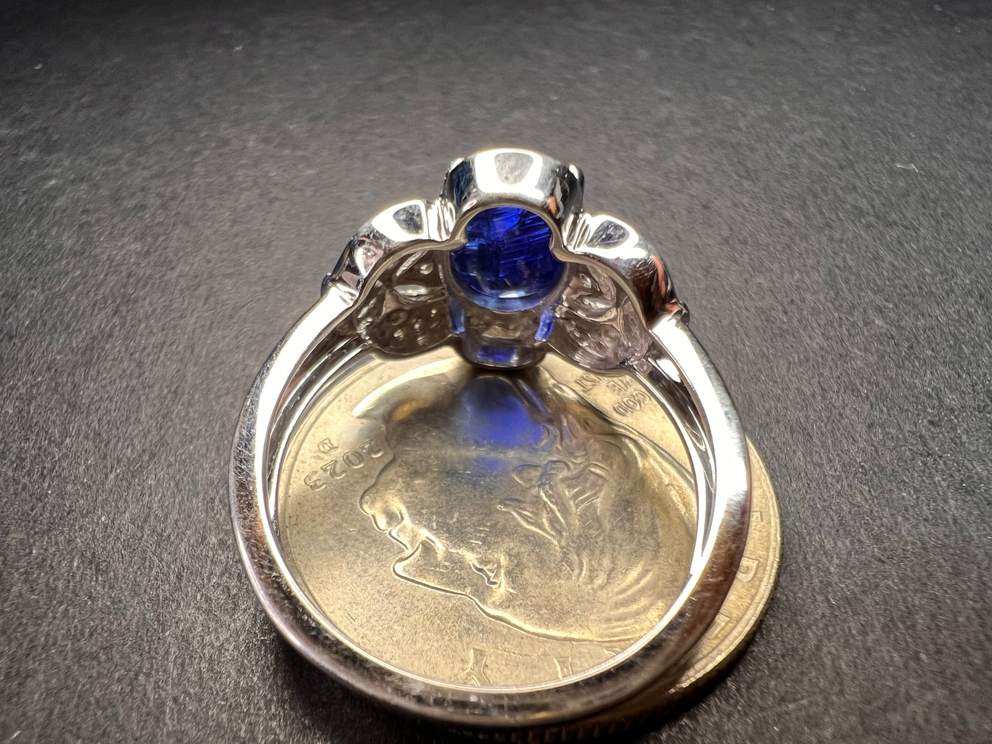 NEW Blue kyanite Sterling silver ring size 8