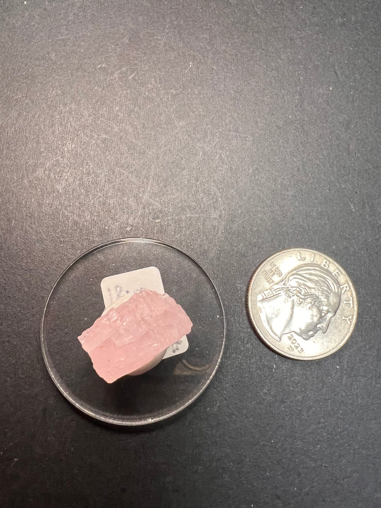 Rough African morganite specimen 8.41 grams