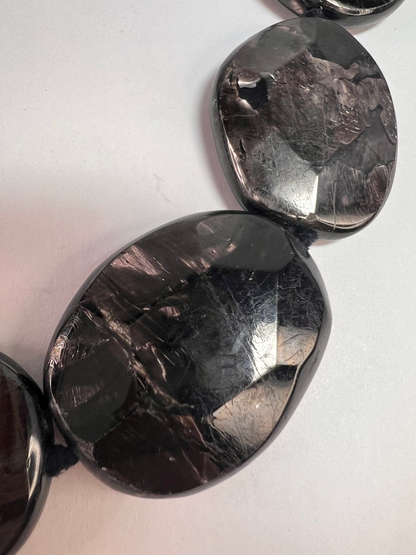 NEW Hypersthene necklace in gold over bronze