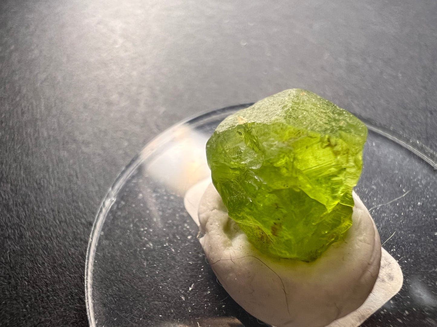 Peridot rough specimen from Pakistan
