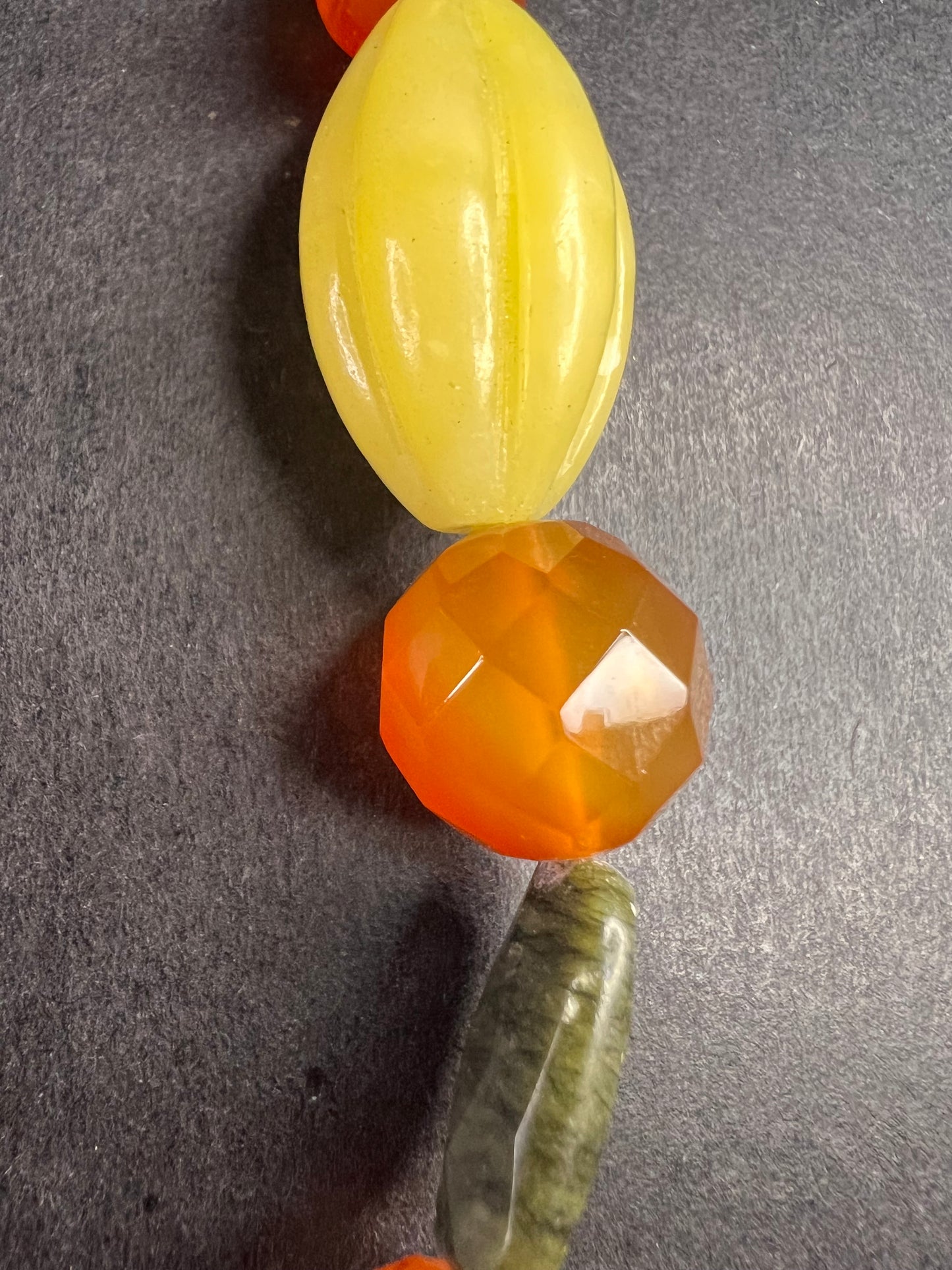 NEW multi stone 18 inch necklace with sterling silver flower toggle clasp