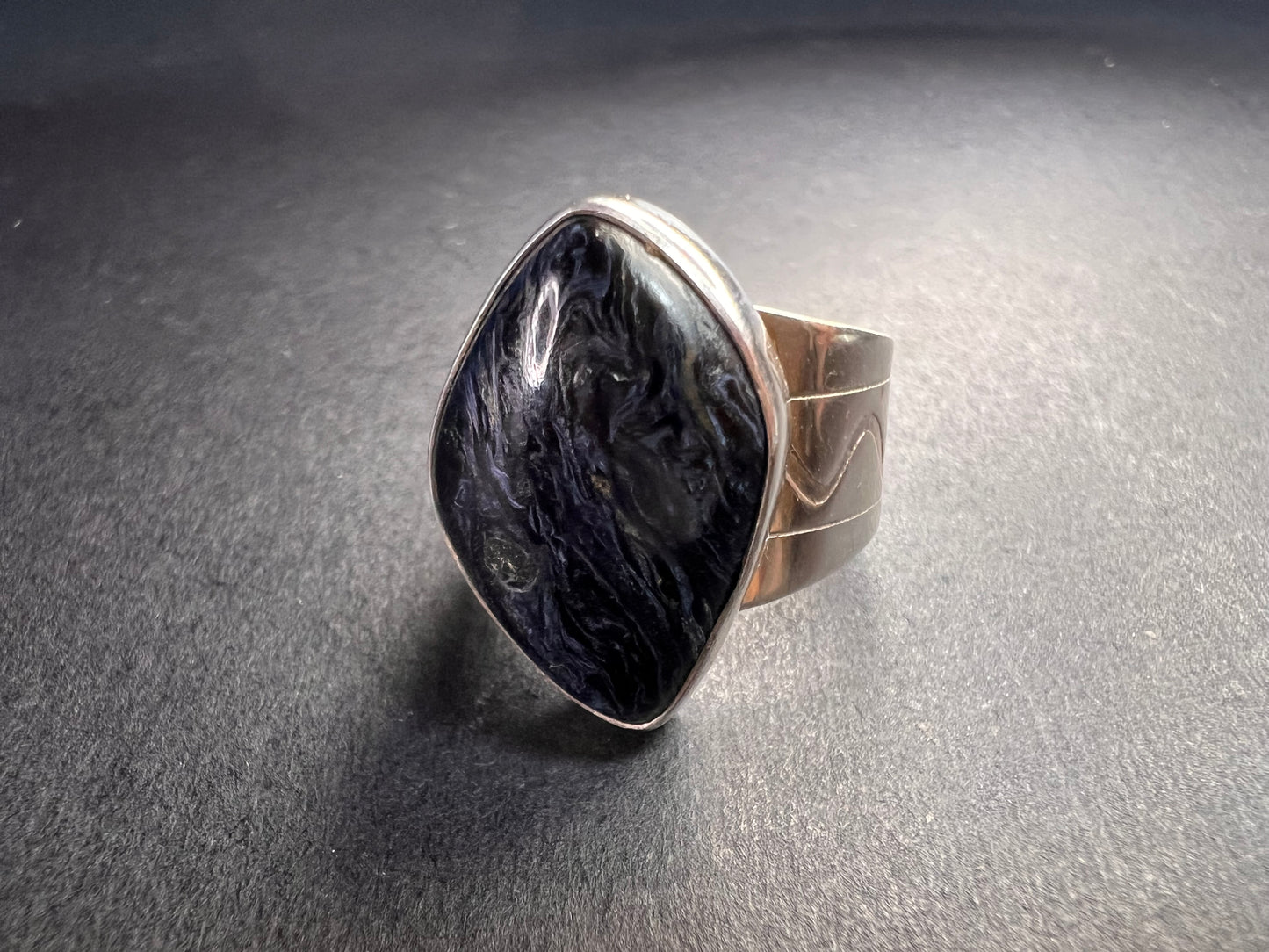 Jay King pietersite sterling silver ring size 6