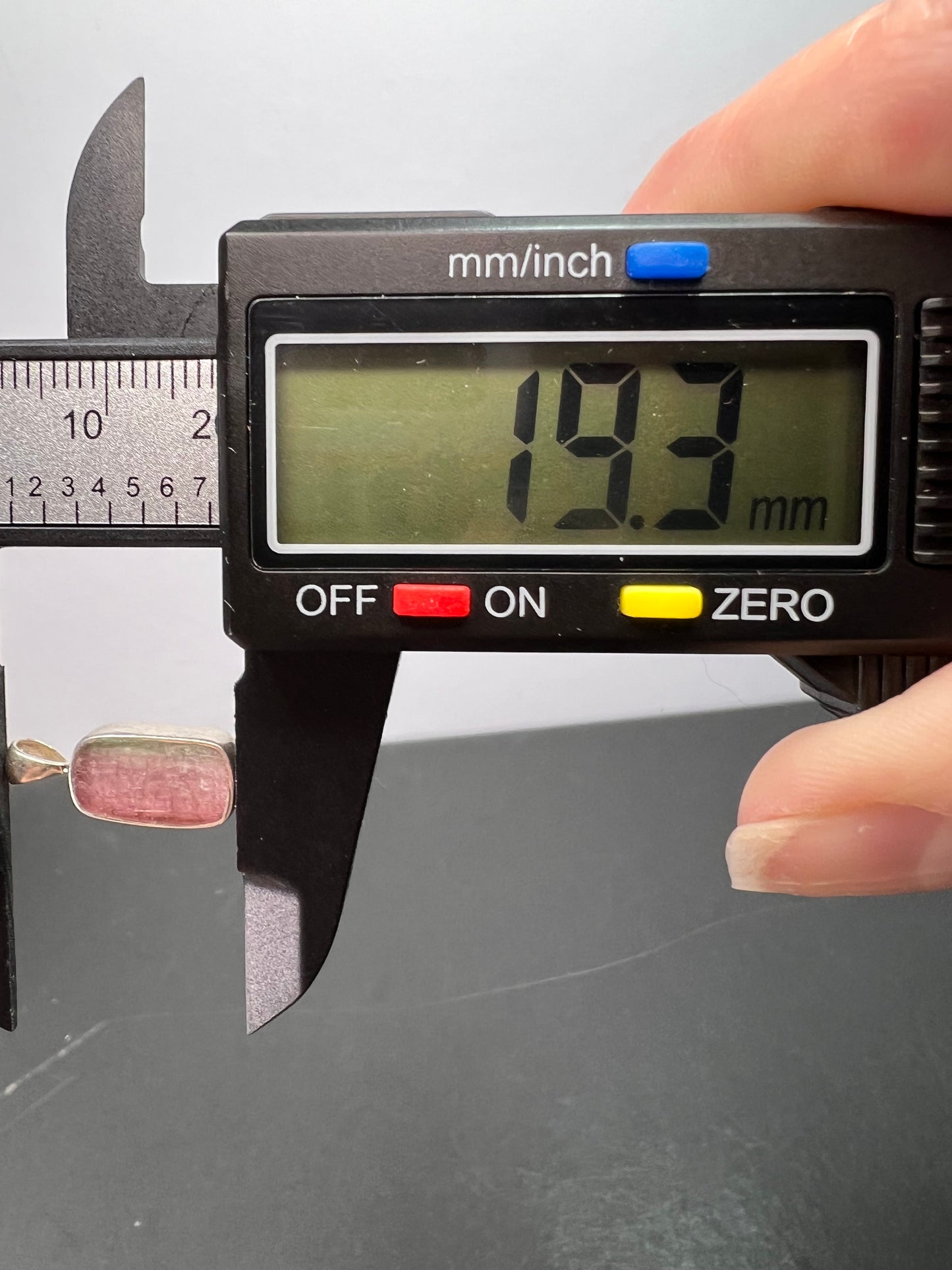 NEW Watermelon sterling silver pendant 1.32 grams