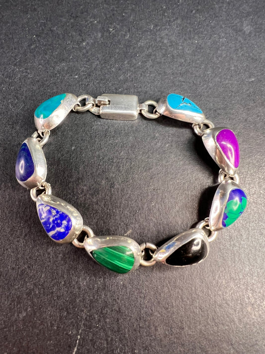 Vintage Taxco Mexico Sterling silver bracelet