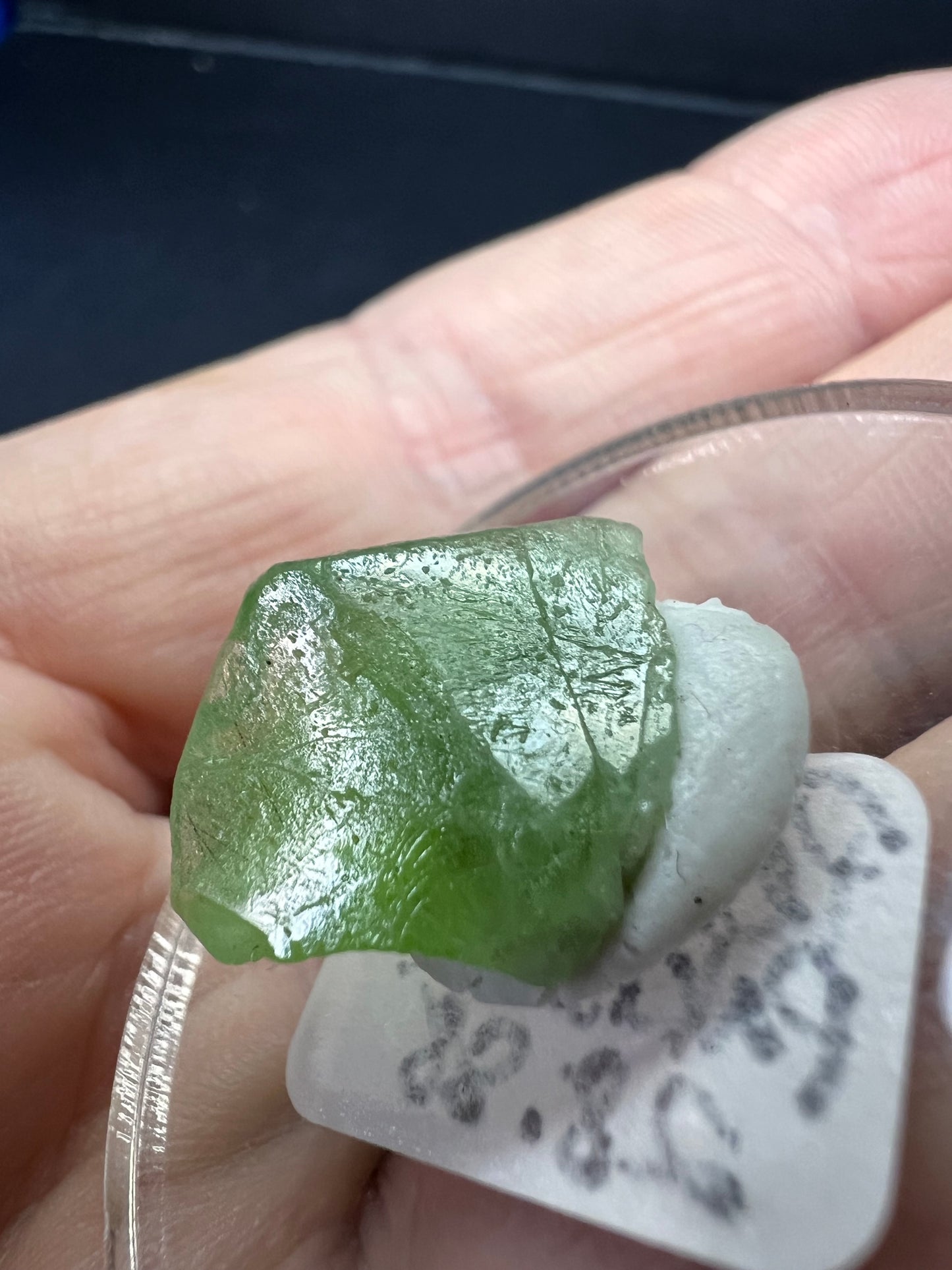 Peridot rough specimen from Pakistan