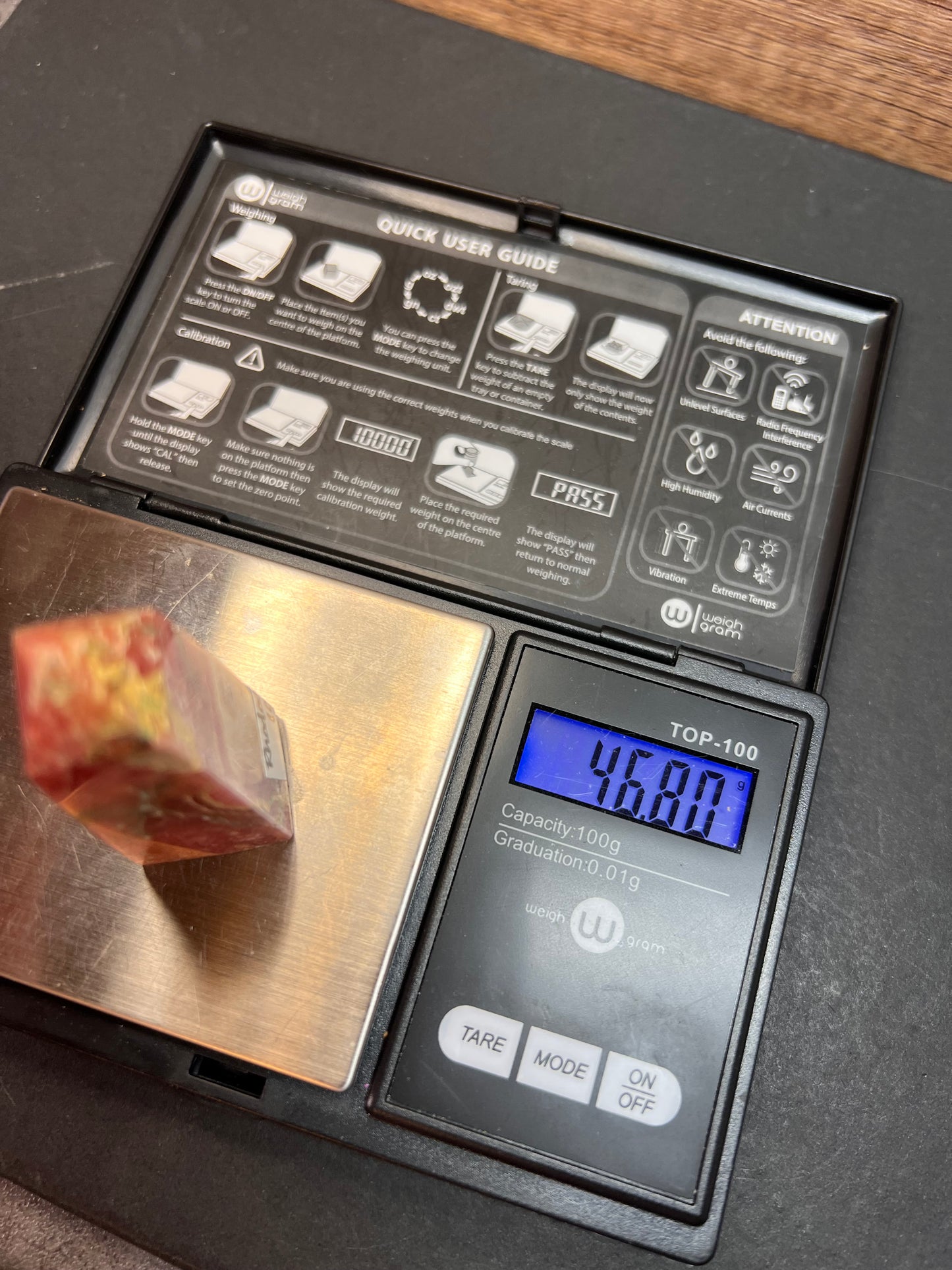 Rhodochrosite tower 46.80 grams