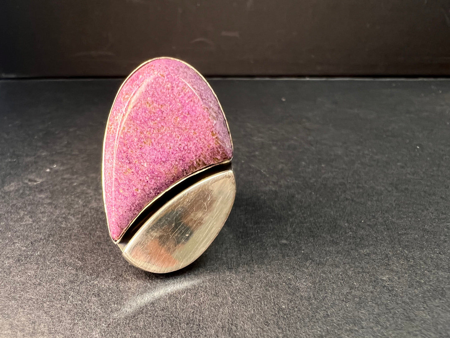 Jay King DRT stichtite sterling silver ring size 6