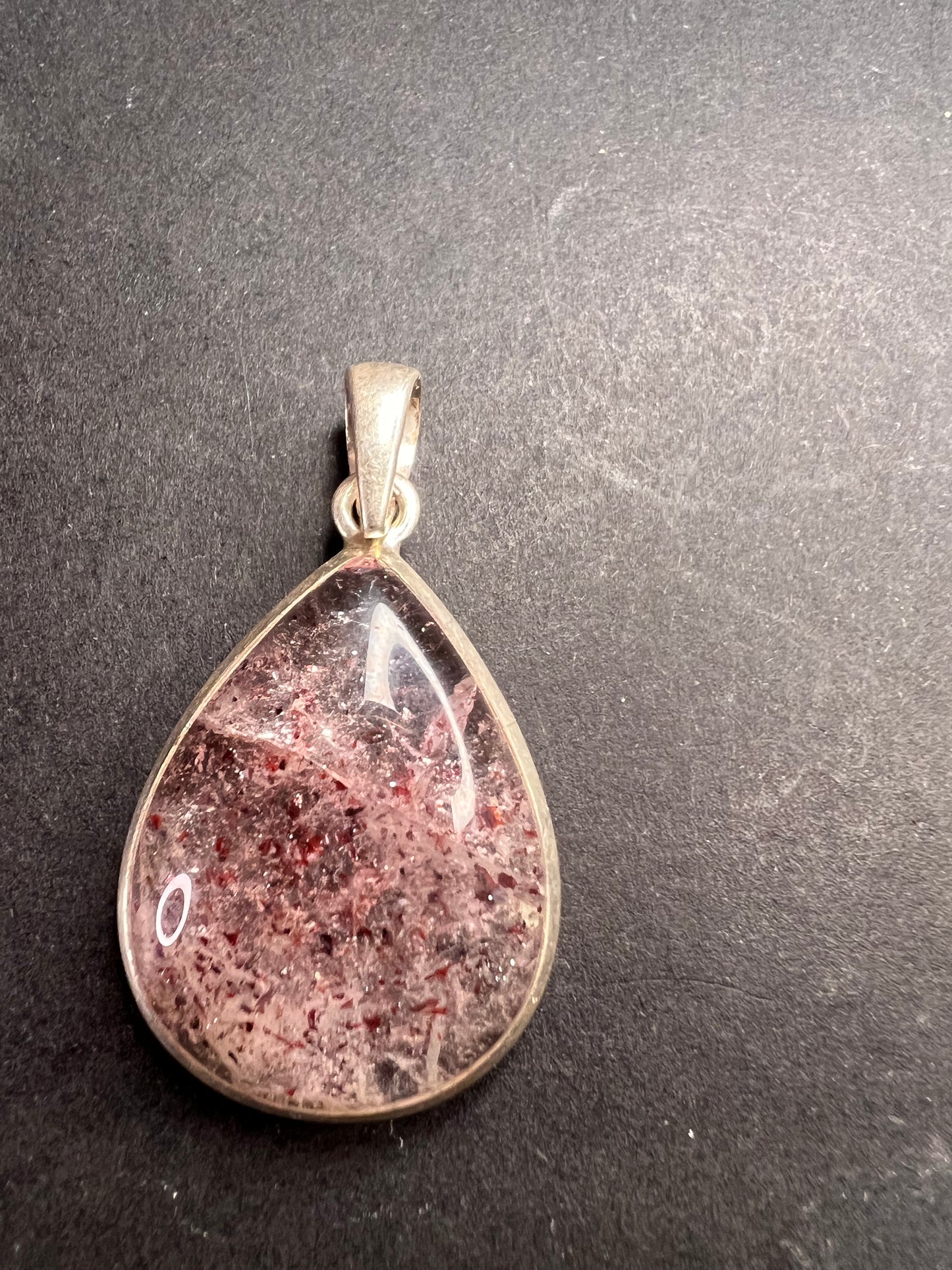 NEW Lepidocrocite super 7 teardrop pendant 6.30 grams