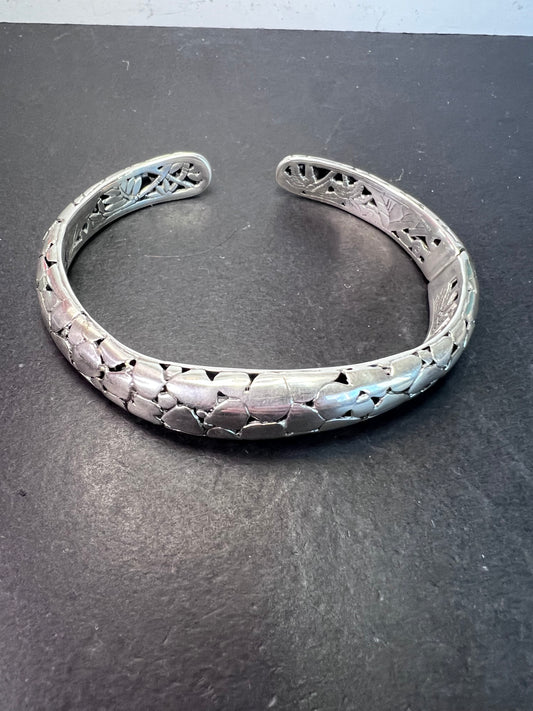 New Bali silver cuff bracelet