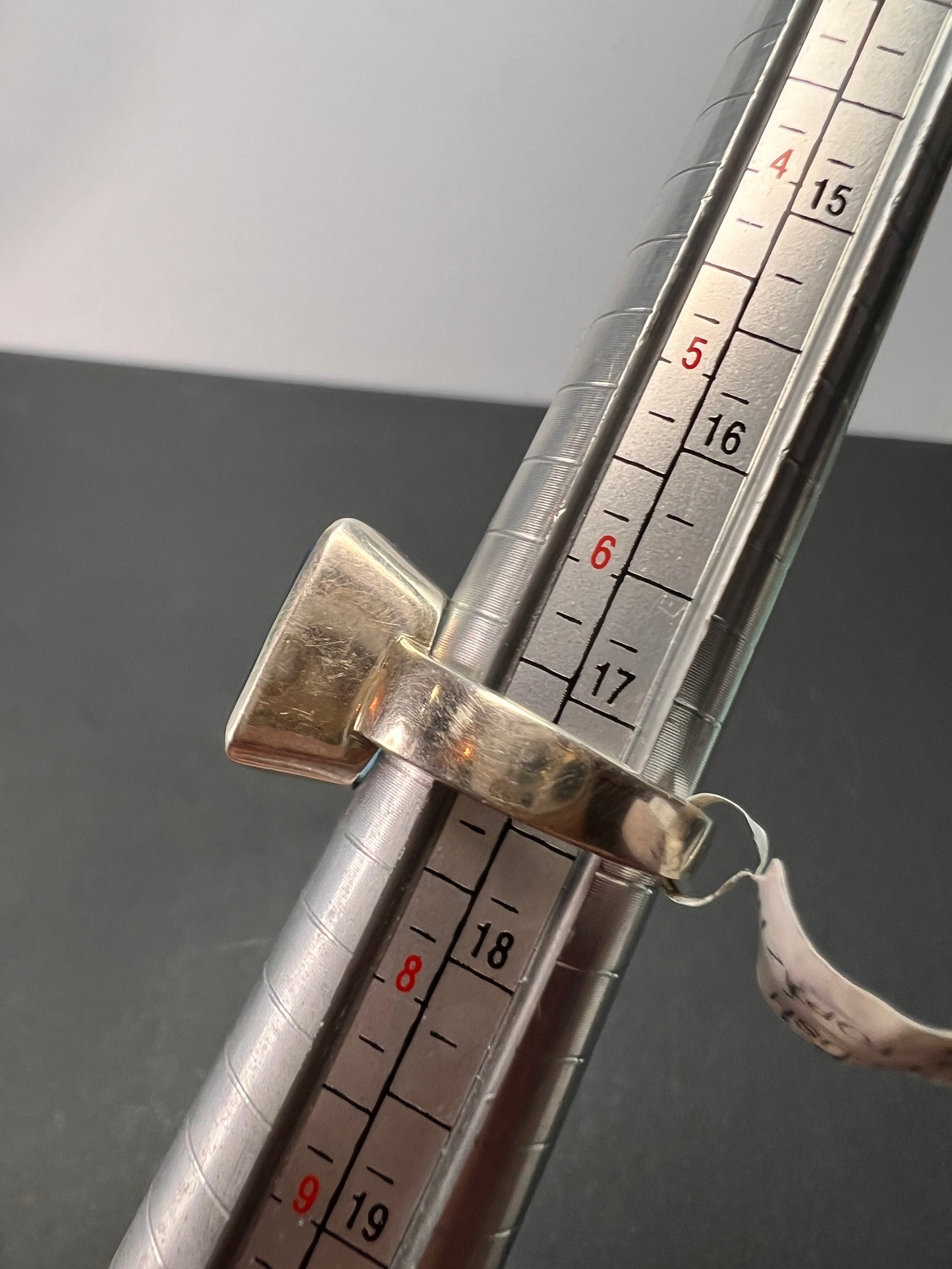 NEW Swiss blue topaz sterling silver ring size 7 / 9.43 grams