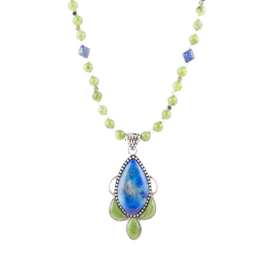 Barse Oxford Long Pendant Necklace