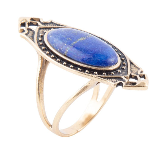 Barse Phantom Lapis and Bronze Ring