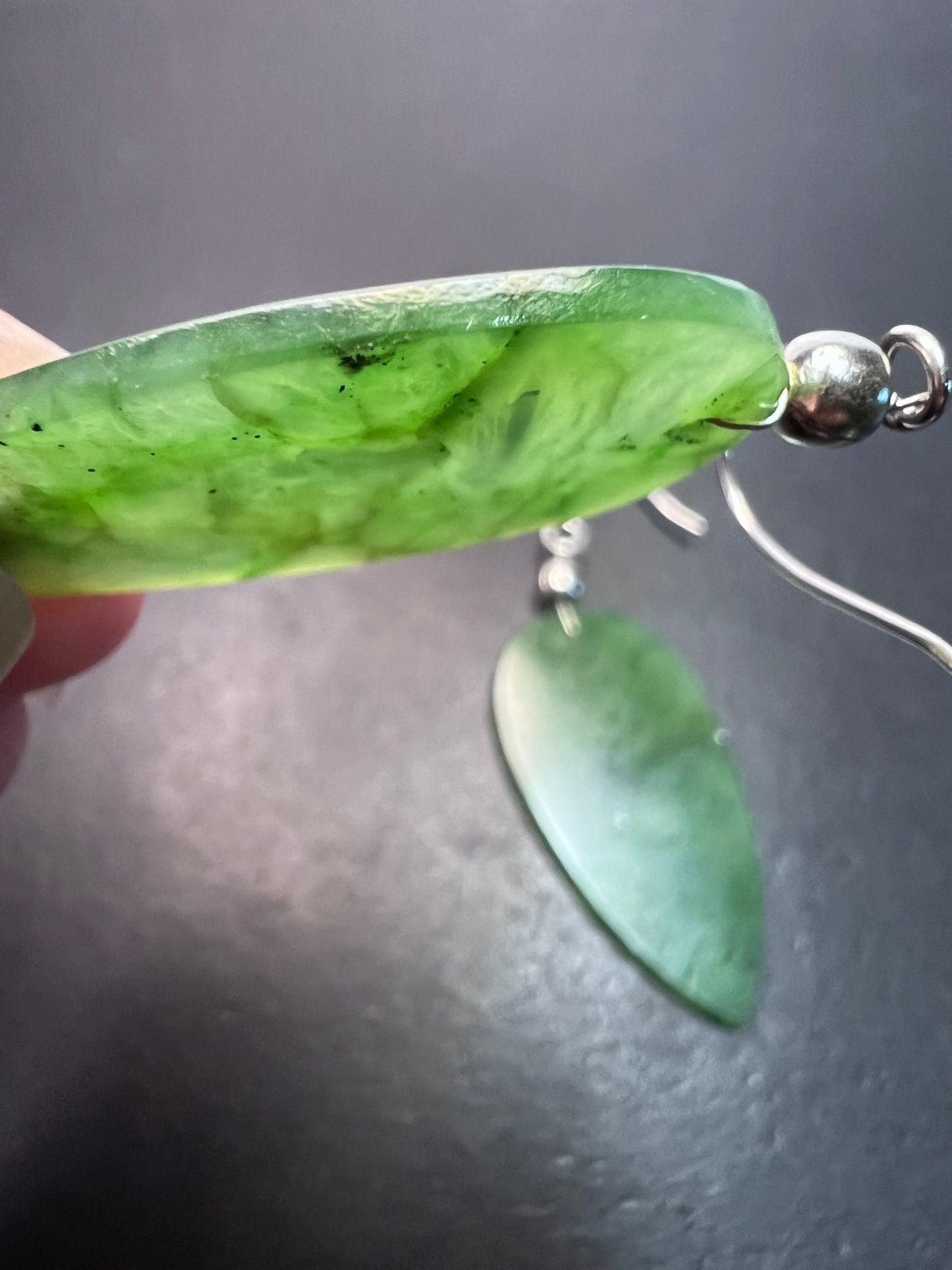 Nephrite Jade earrings