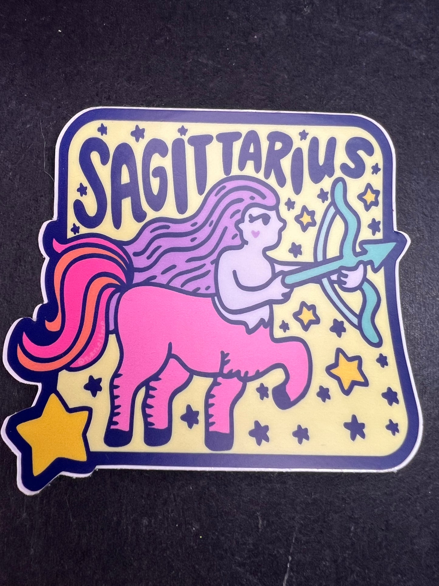 Turtle’s Soup Sagittarius Zodiac Sticker – Waterproof Vinyl