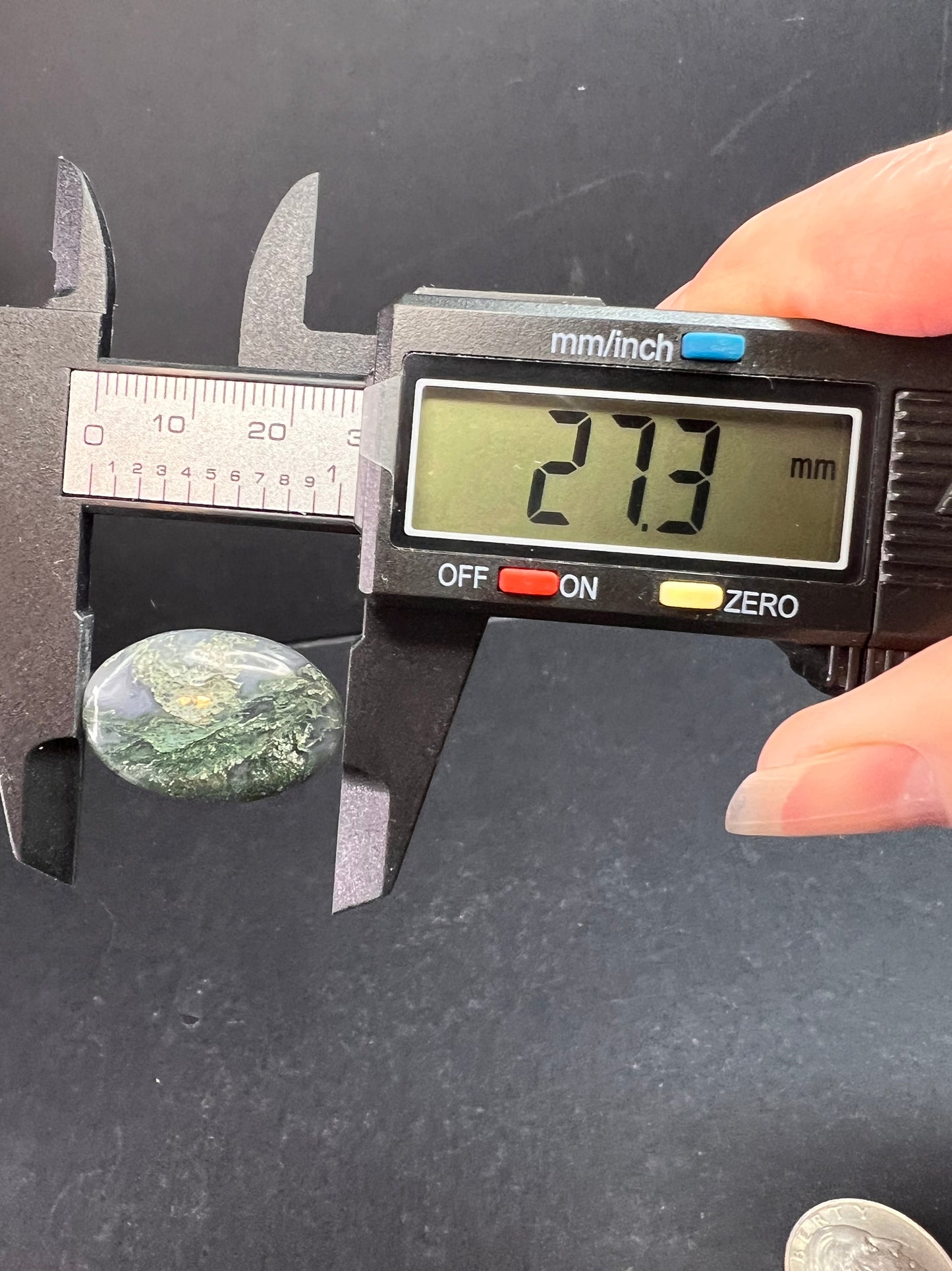 Moss Agate Cabochon | Natural Stone for Custom Jewelry Making