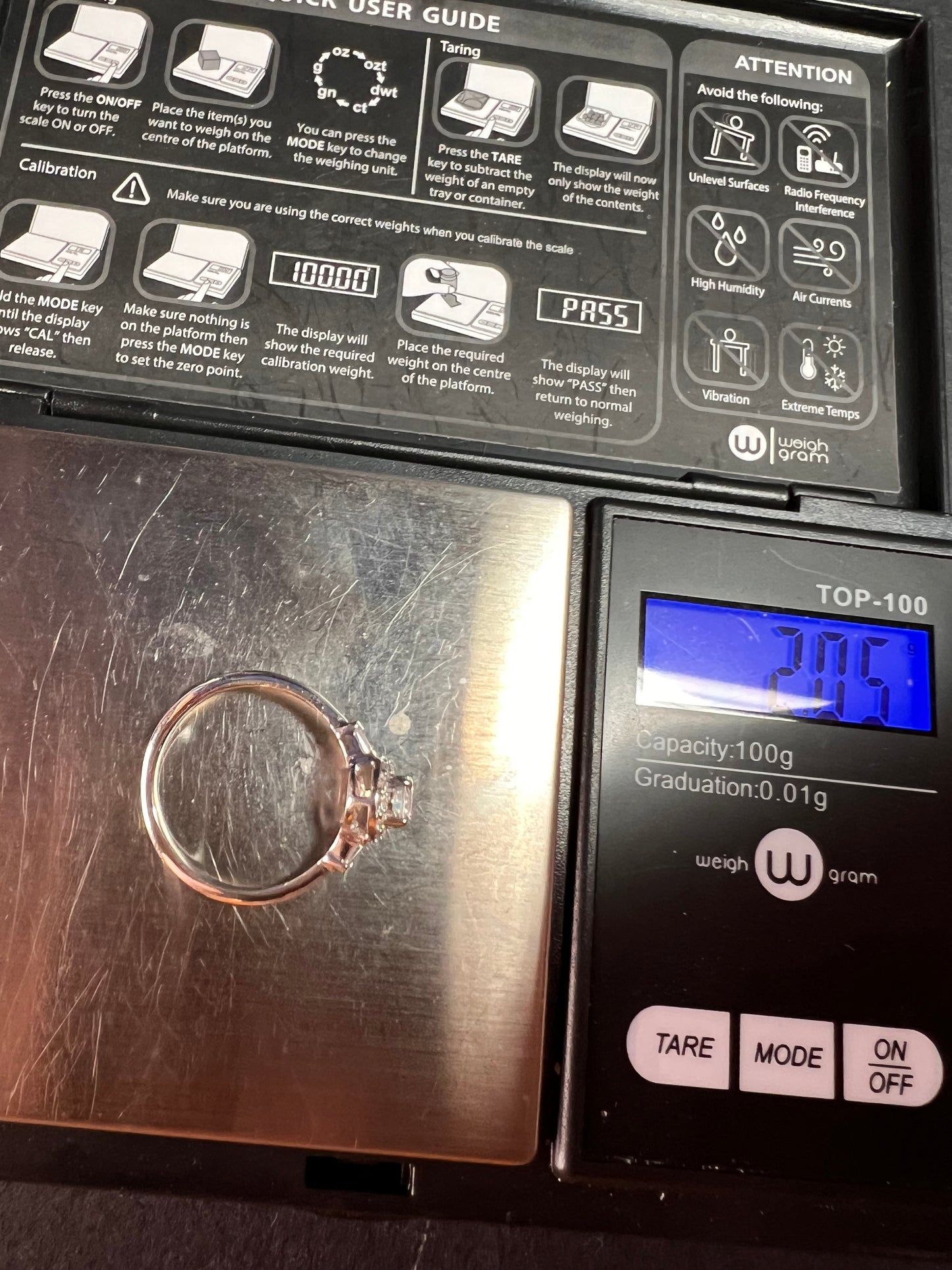 NEW gemmy moonstone and Moissanite sterling silver halo ring size 8