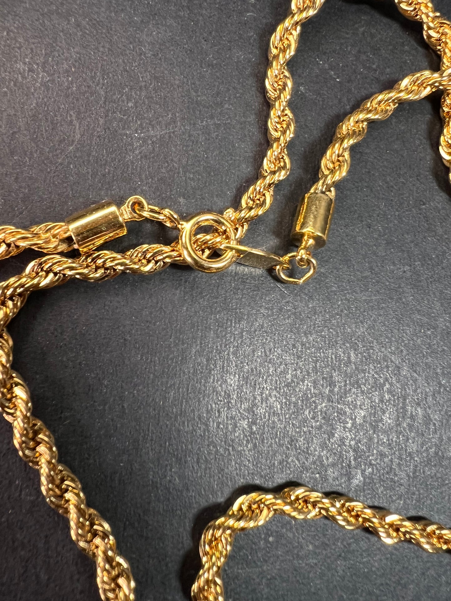 Spectacular Vintage 70s Owl Pendant Necklace | Long 36" Rope Chain | Turquoise