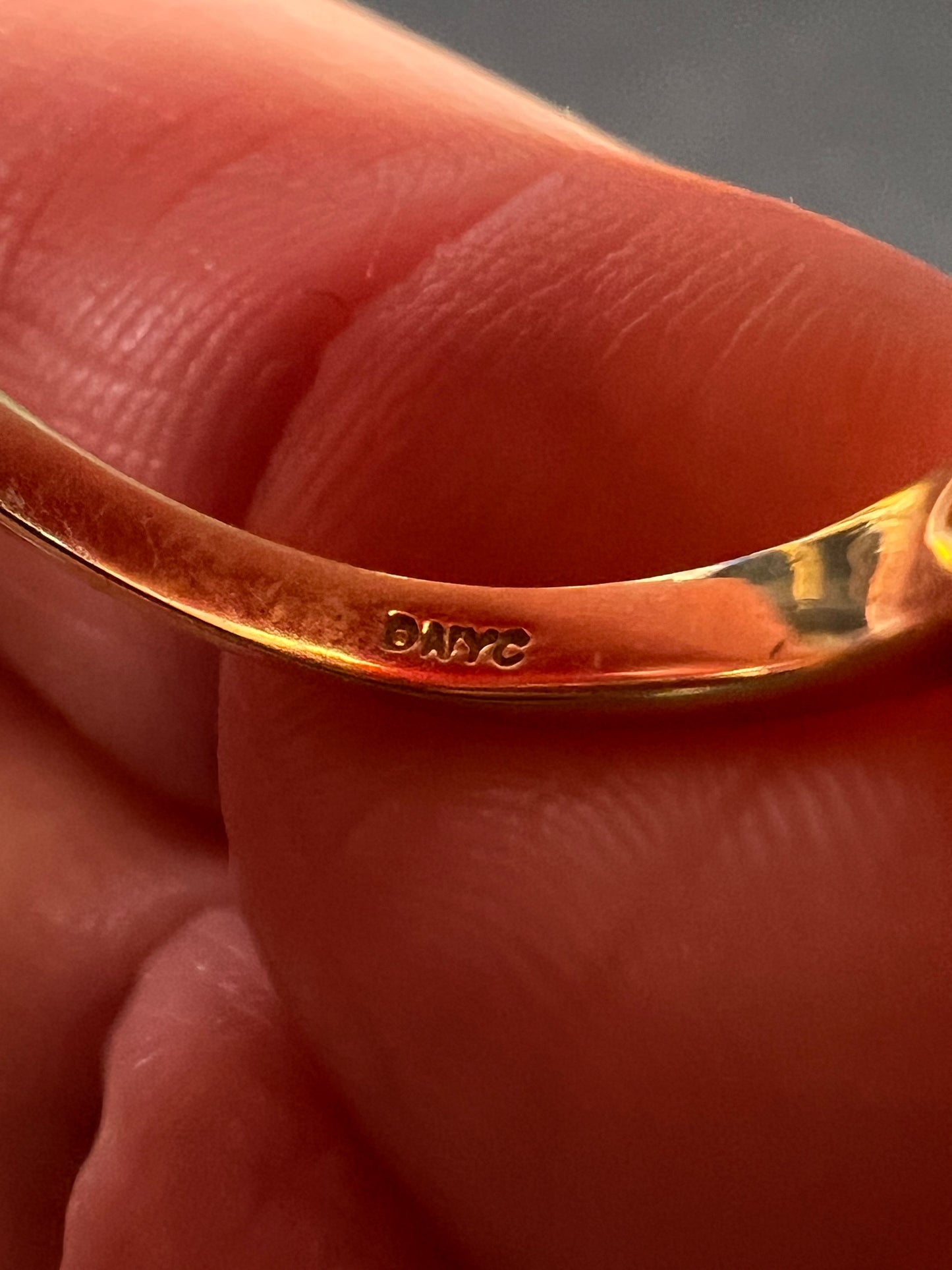 Vintage 10K Yellow Gold Prasiolite (Green Amethyst) Filigree Statement Ring Size 7