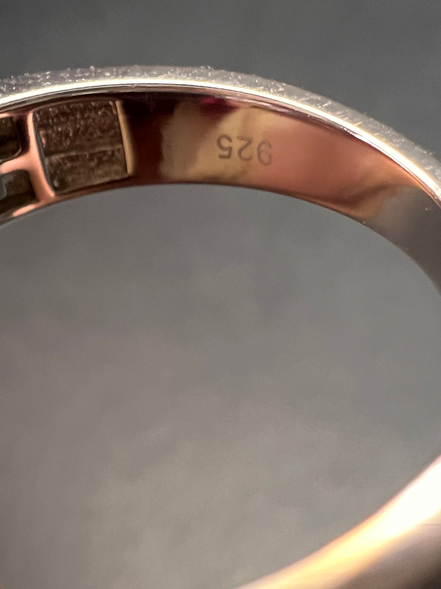 NEW color change fluorite sterling silver ring size 7