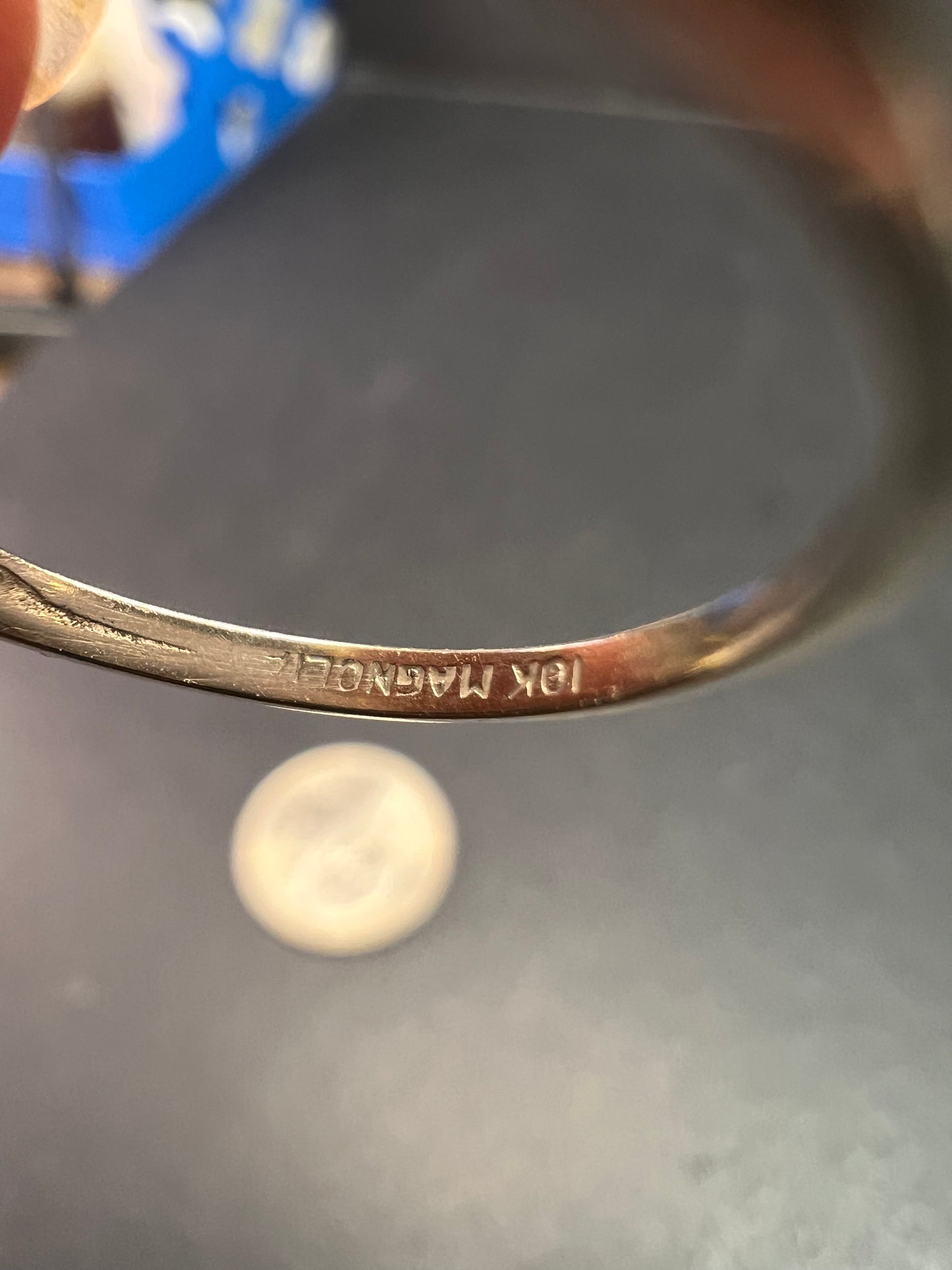 Vintage 10k White Gold Garnet Solitaire Ring – Size 6.5 – Magnolia Jewelry