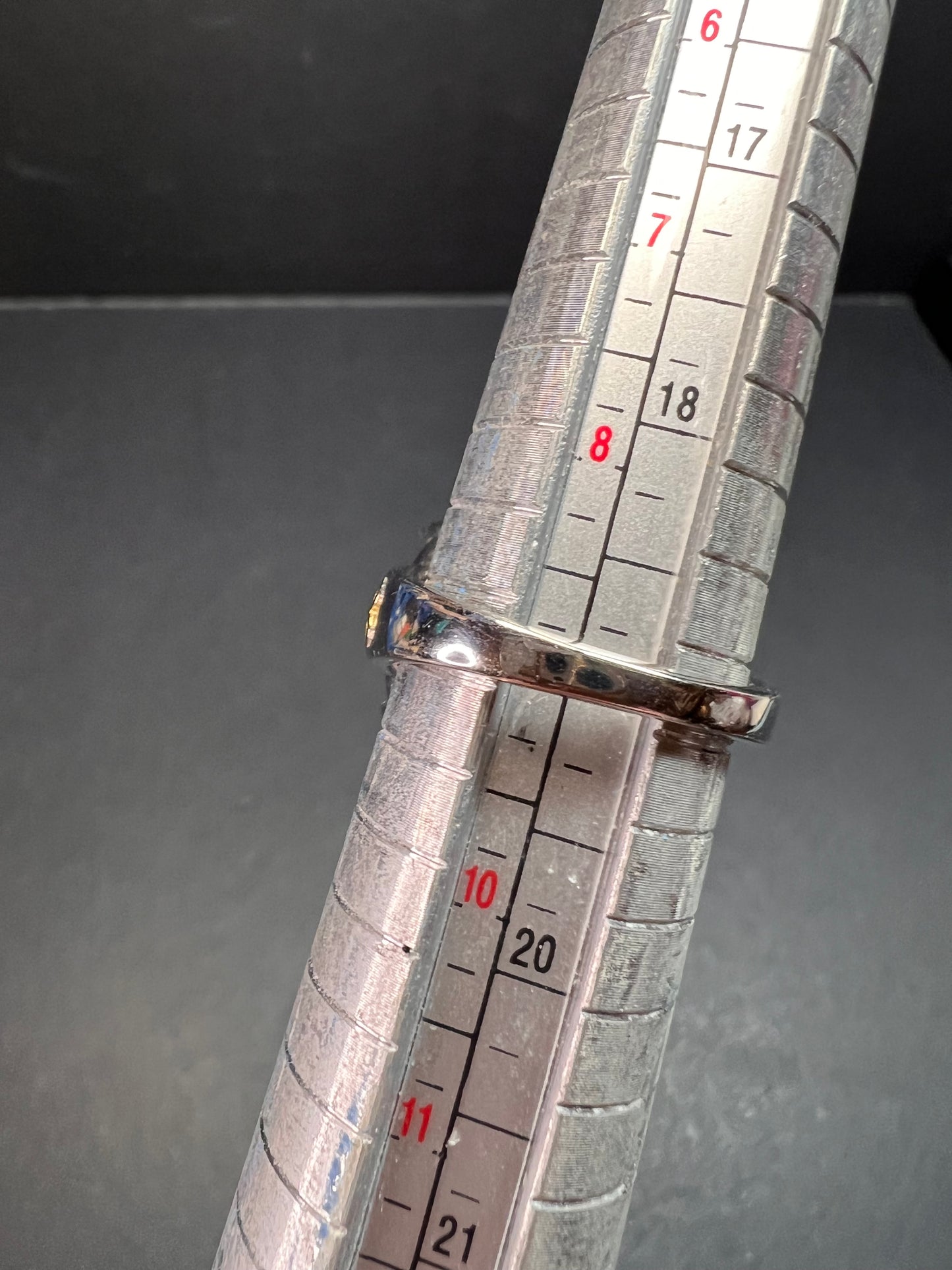 NEW Karis labradorite two toned ring size 9