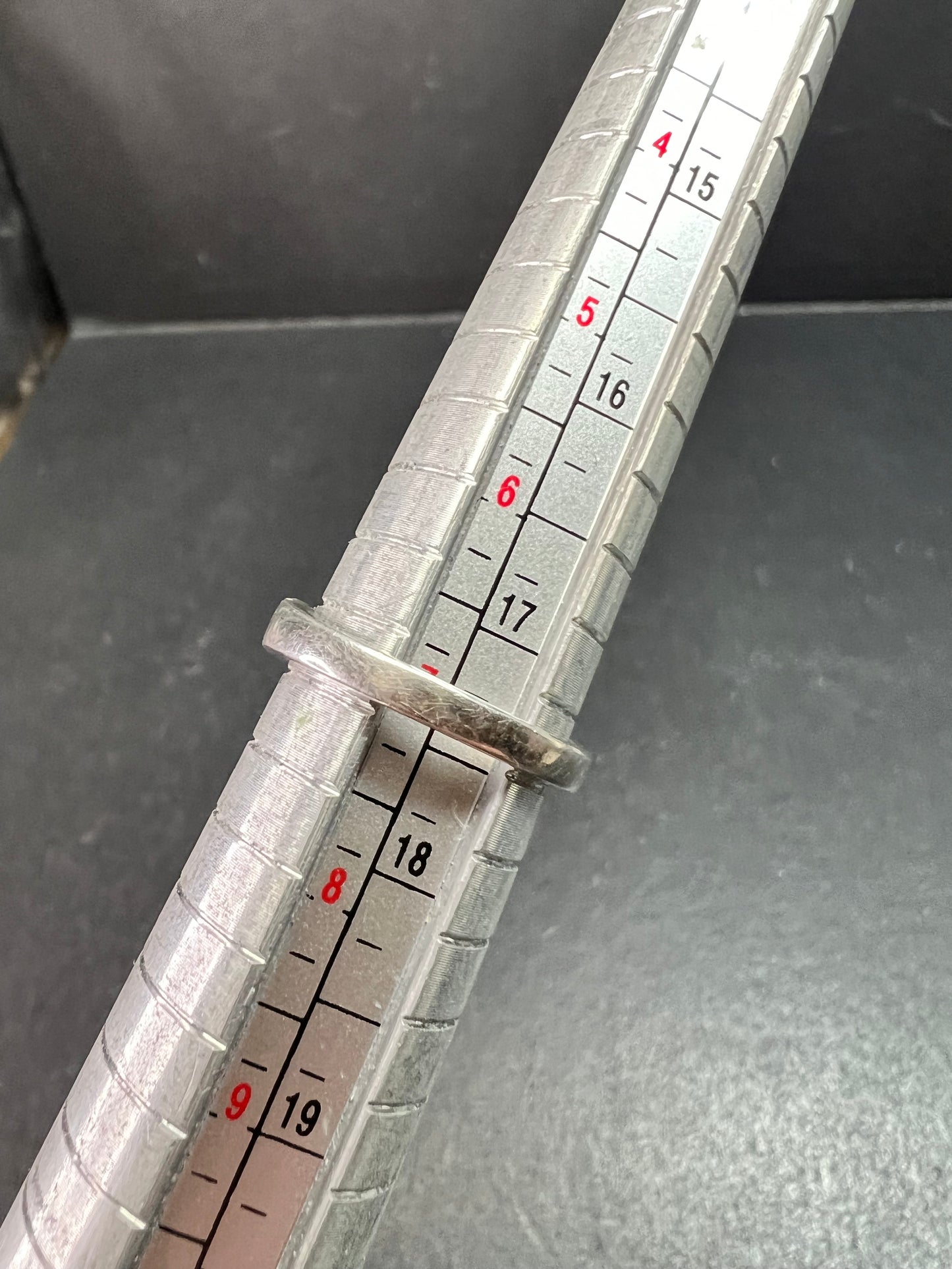 Sterling Silver Lab Ruby Halo Ring Size 7 DHJ 925