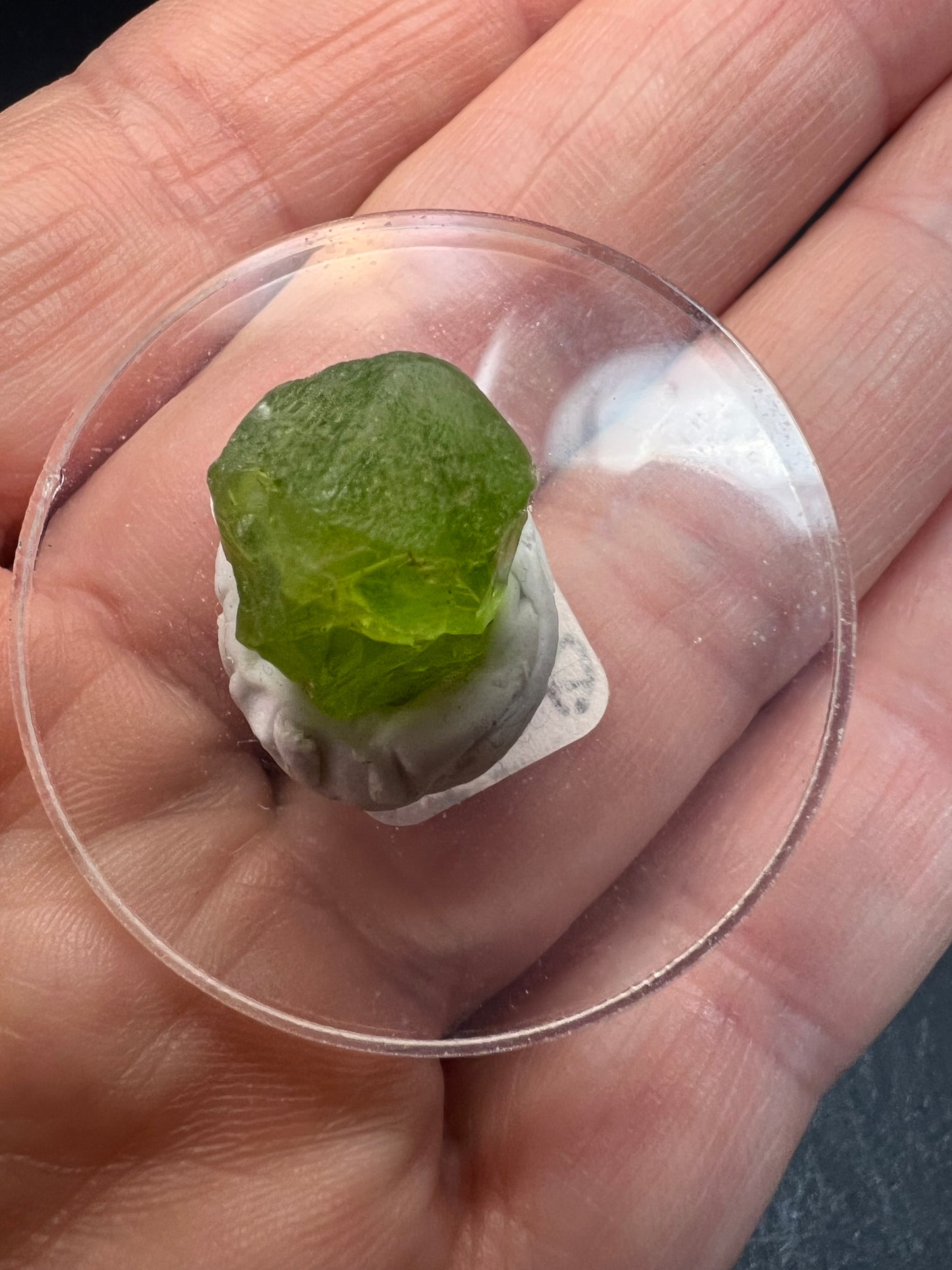 Peridot rough specimen from Pakistan