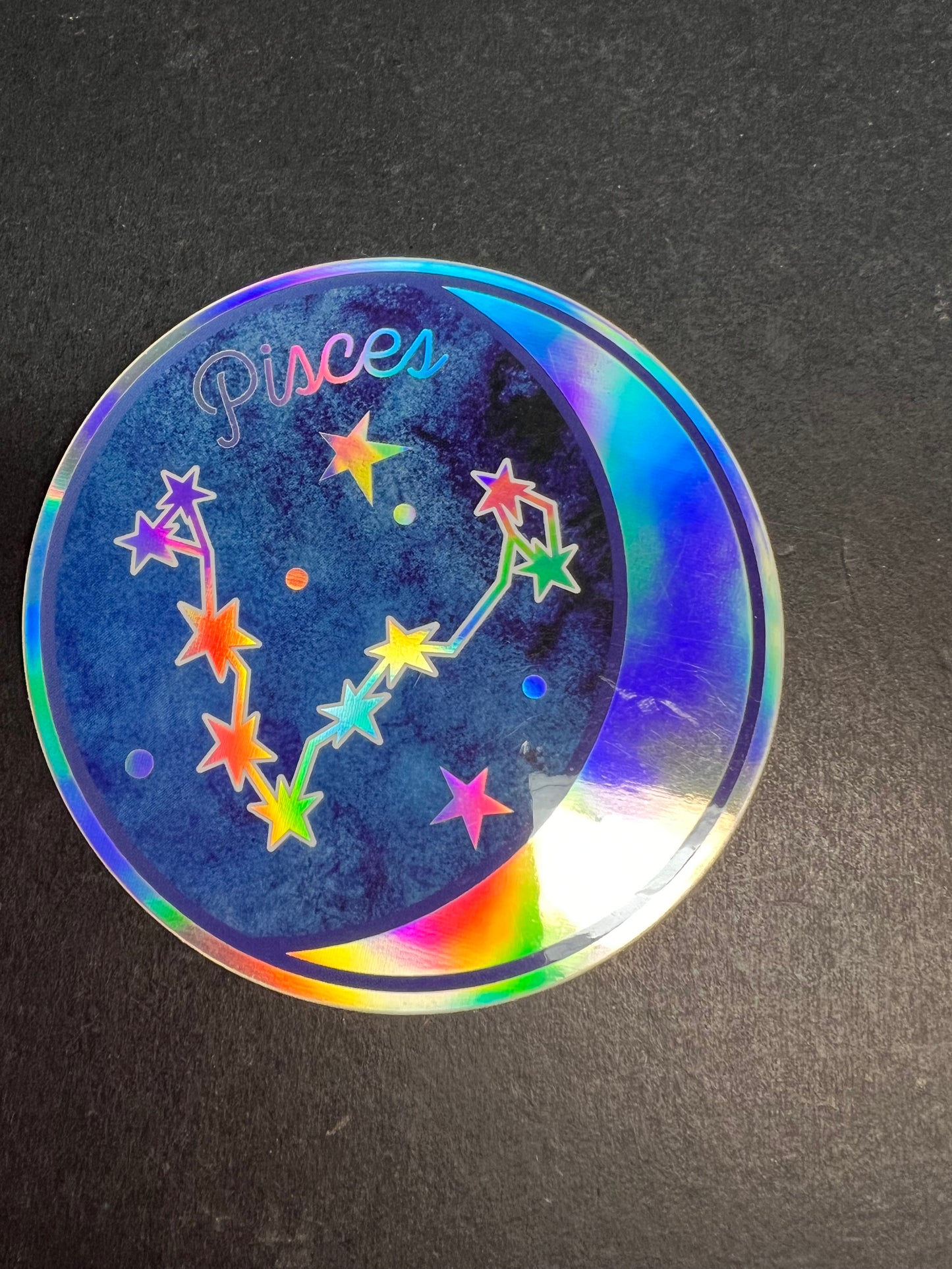 Pisces Constellation Holographic Sticker – Wild Flower