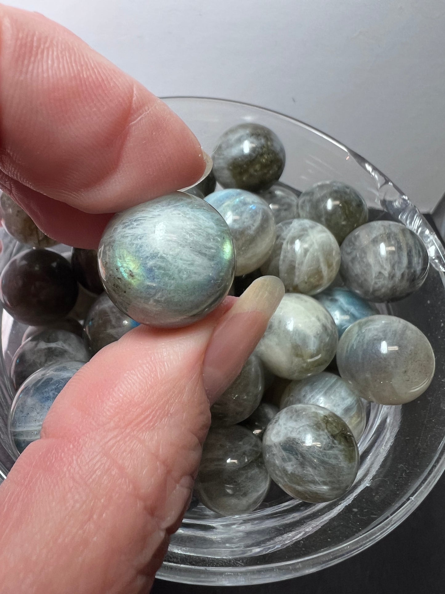 Labradorite marbles